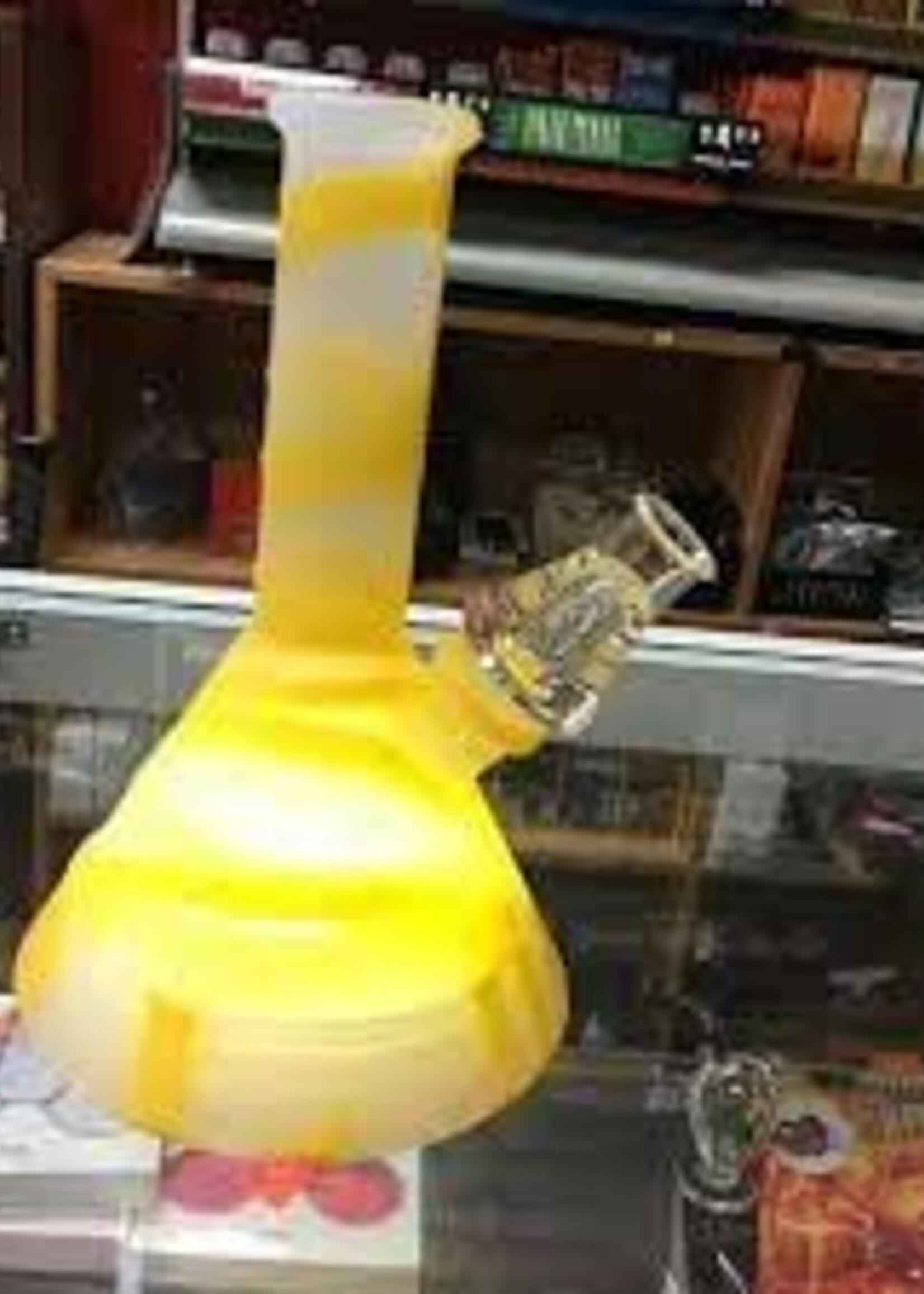 Twisted Lab LLC Twisted Labs Silicone Waterpipe Led Glow Stripped Yellow