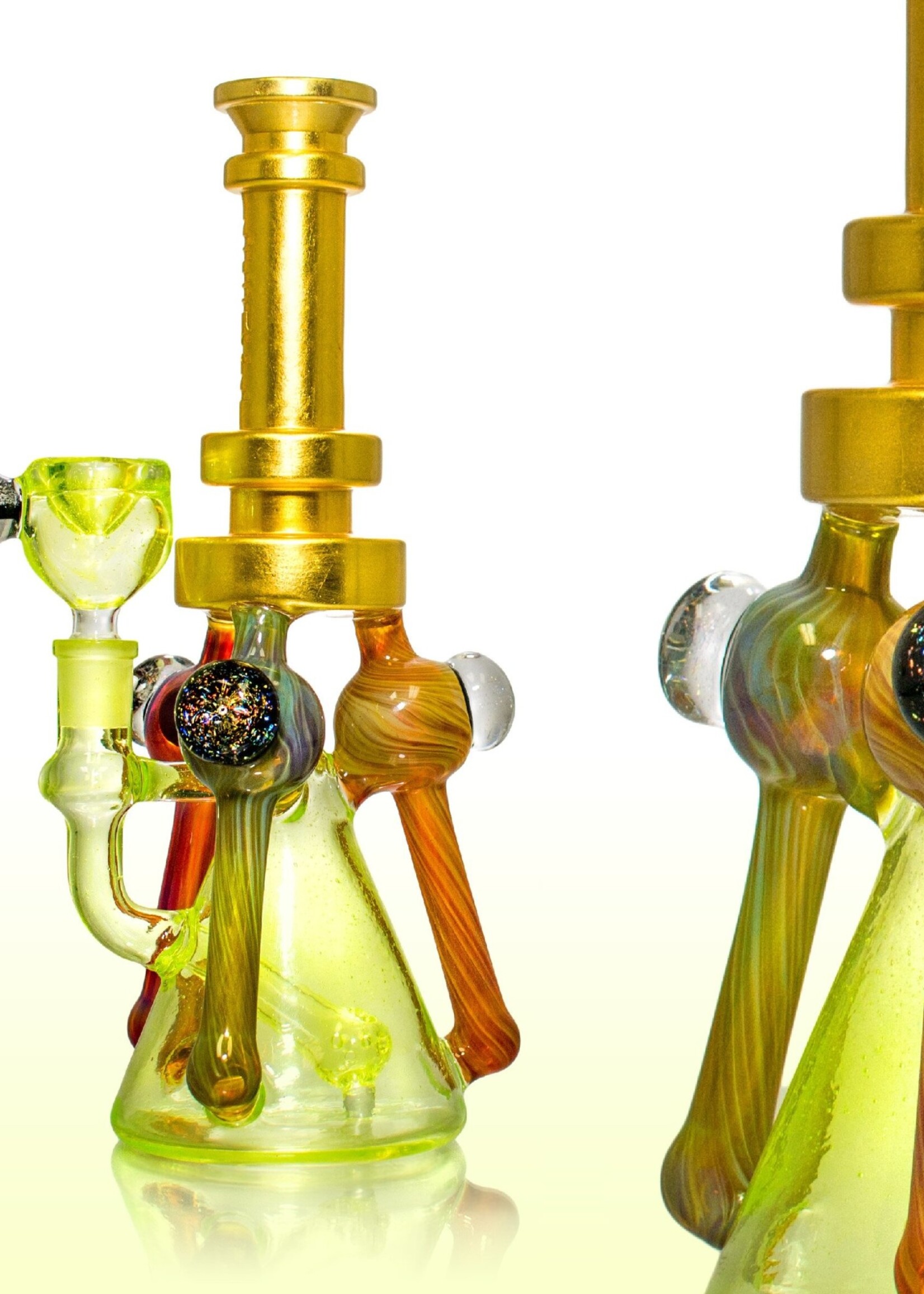 Juicy J Juicy J Glass 11" UV Trident Waterpipe