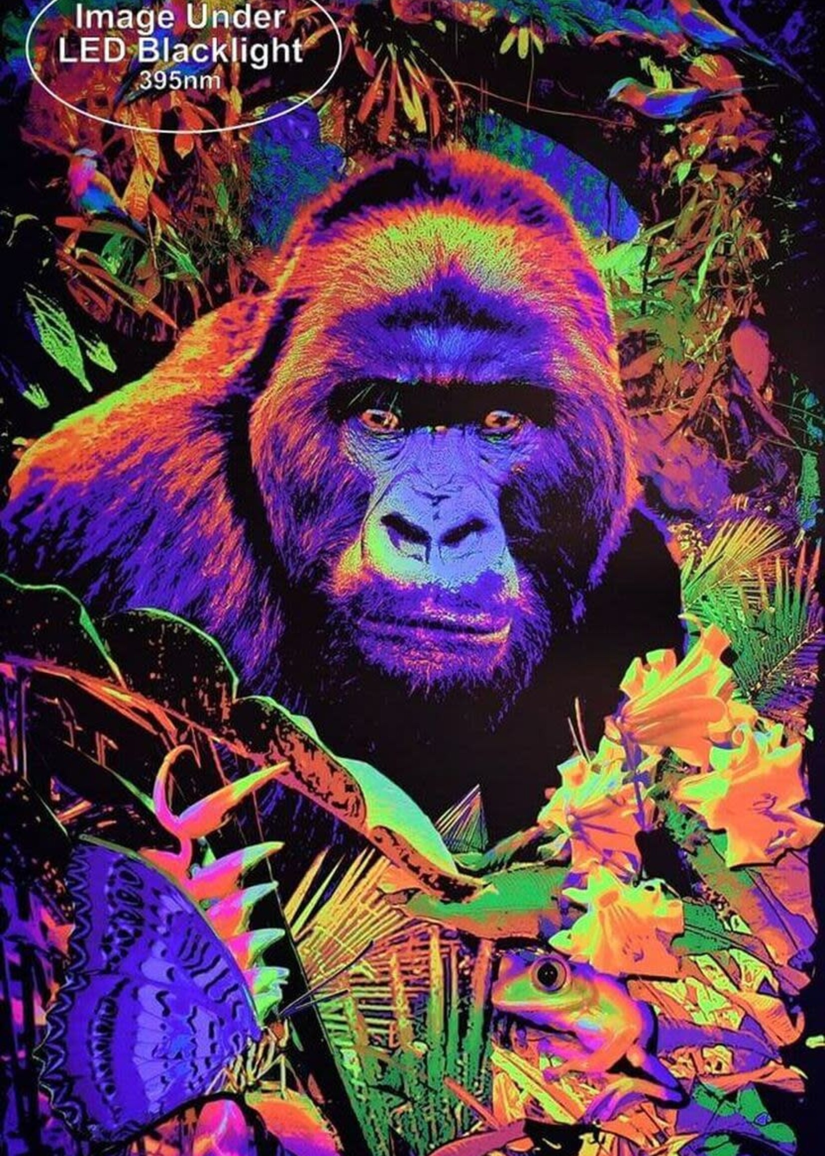 Studio B Studio B Gorilla Encounter Blacklight Poster 24"x36" B449