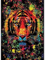 Studio B Studio B Tiger Splatter Non-Flocked Blacklight Poster 24"x36" B438