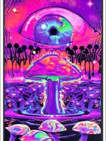 Magic Mushroom Blacklight Poster 24"x36"BLP1969
