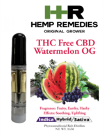 Hemp Remedies Hemp Remedies CBD 1G Cart THC Free Watermelon OG Indica