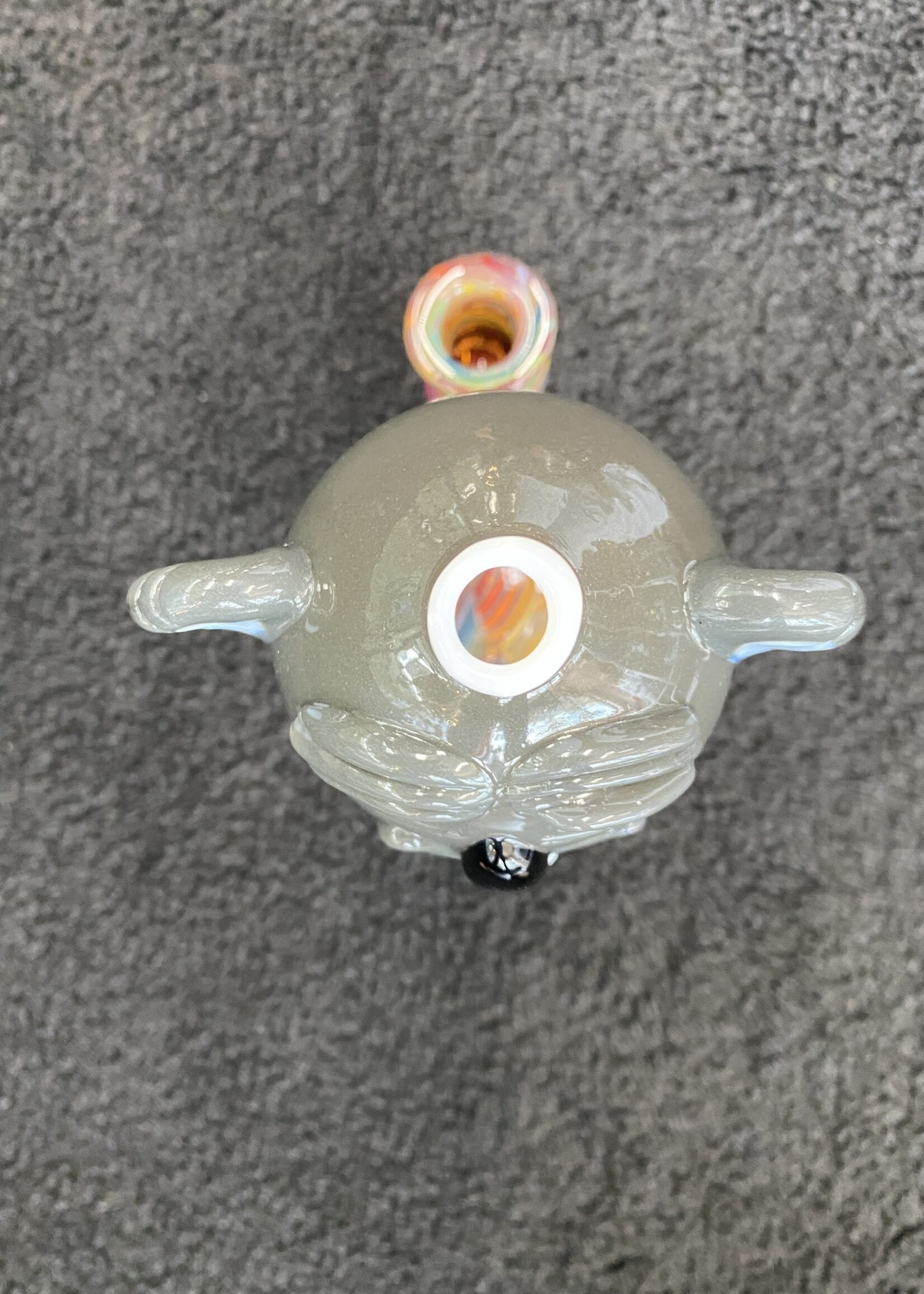 Aaron U Glass Aaron U Glass Large Grey Worked Koala Waterpipe
