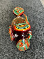 Kevin Beecher Kevin Beecher Red Wig Wag Worm Hole Loop Bubbler