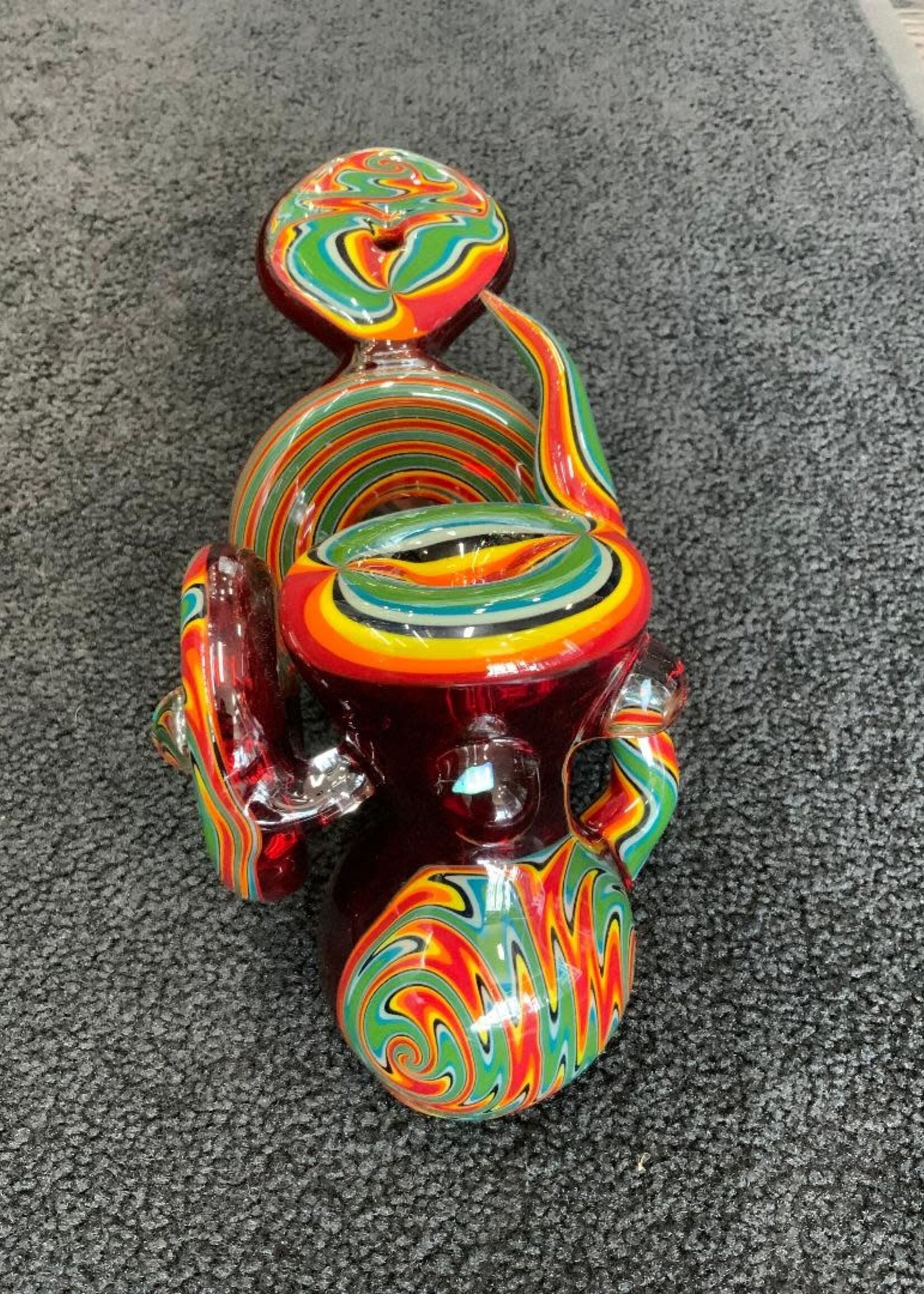Kevin Beecher Kevin Beecher Red Wig Wag Worm Hole Loop Bubbler
