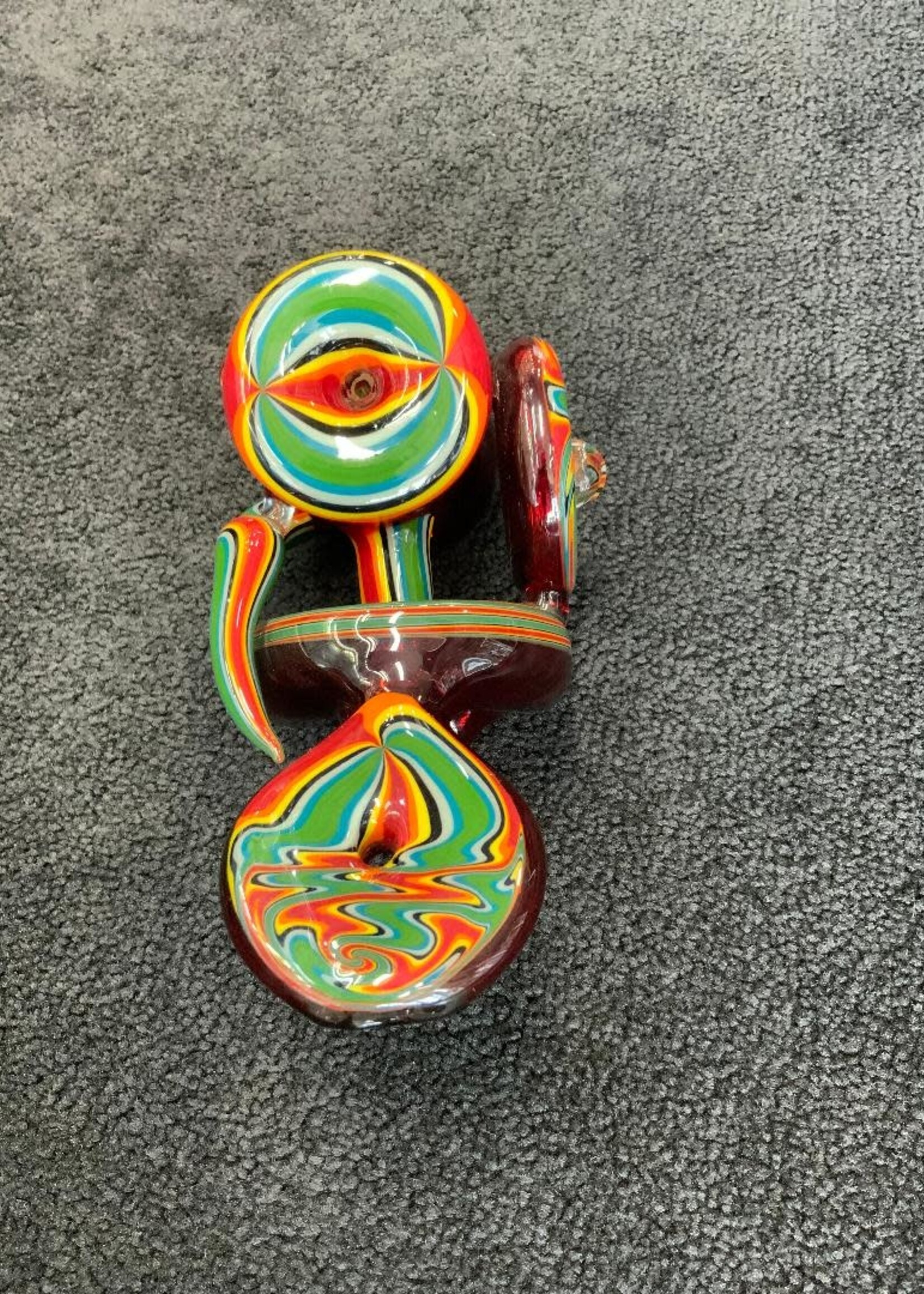 Kevin Beecher Kevin Beecher Red Wig Wag Worm Hole Loop Bubbler