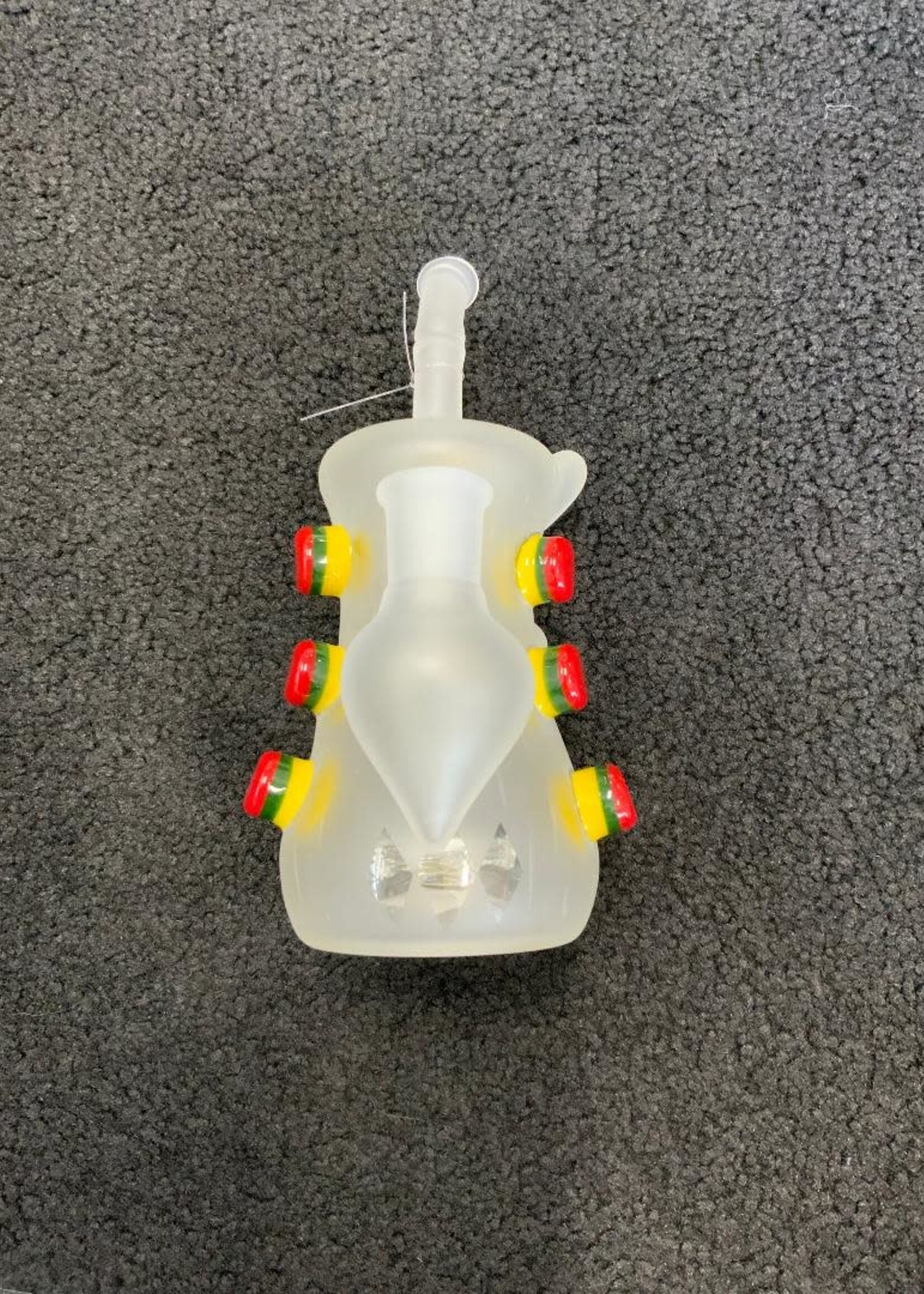 Don Chile Ortega Don Chile Ortega Sandblasted Rasta Tiki Waterpipe