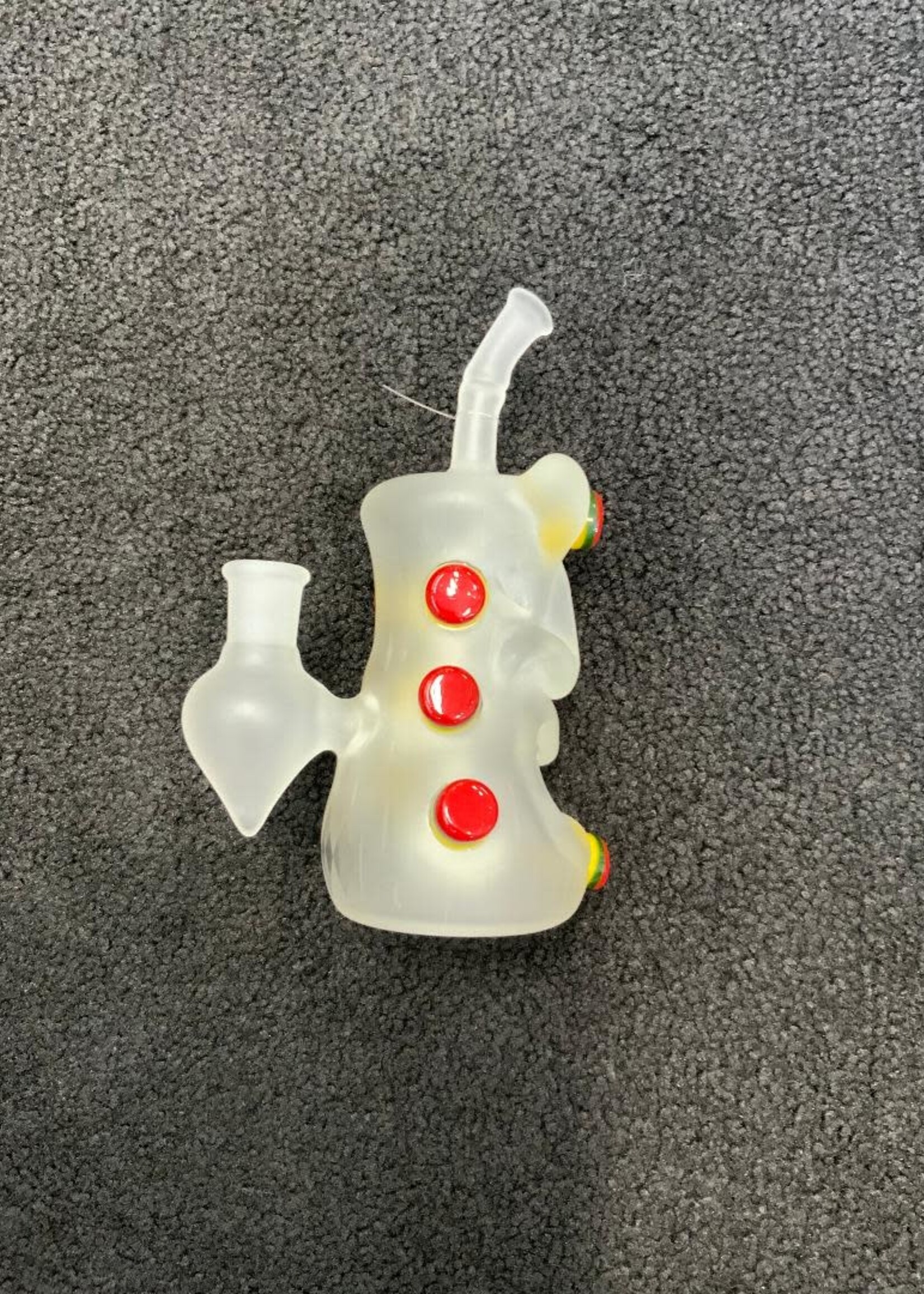 Don Chile Ortega Don Chile Ortega Sandblasted Rasta Tiki Waterpipe