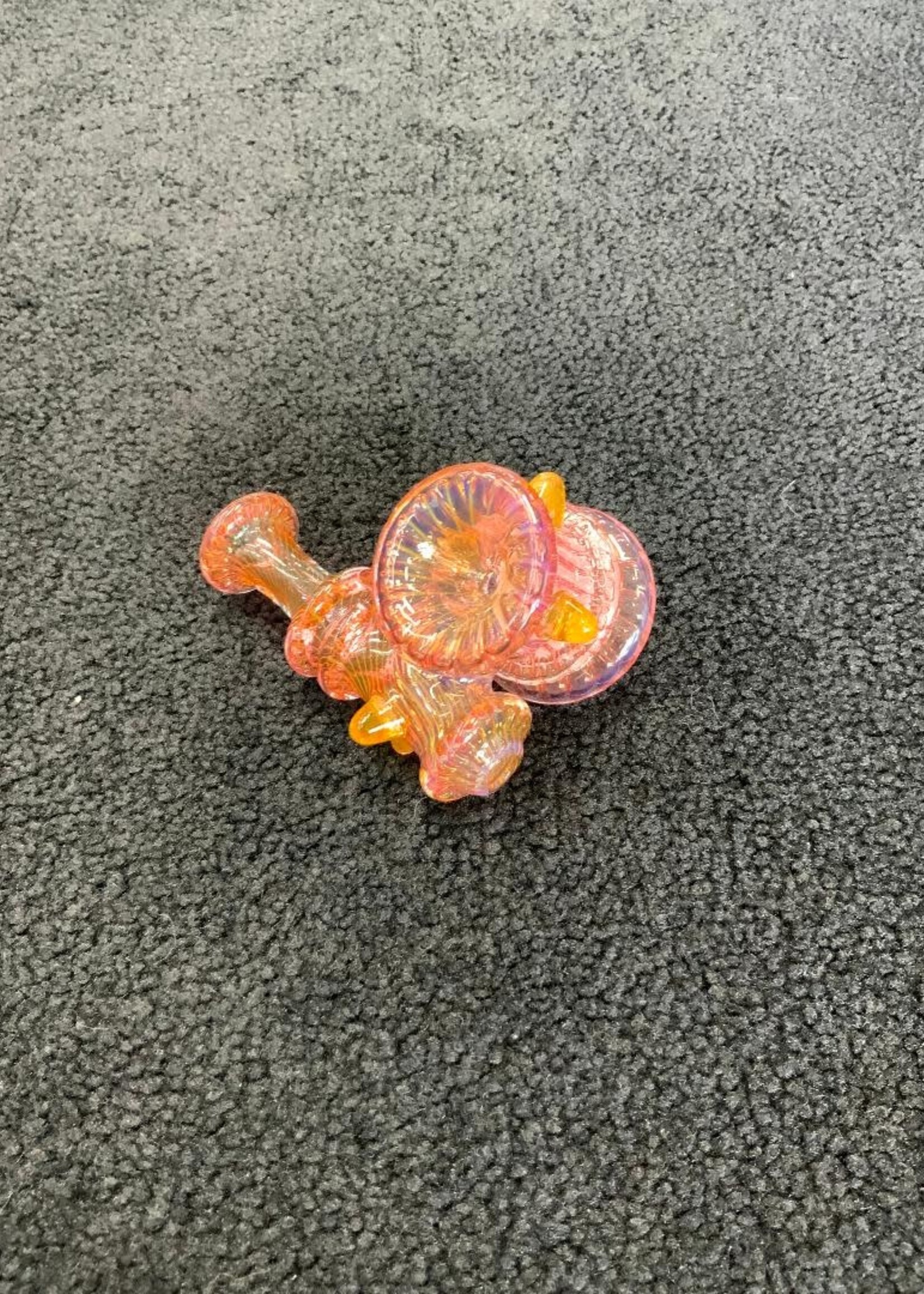 Kevin Beecher Kevin Beecher Pink/gold fumed sidecar Hand Pipe