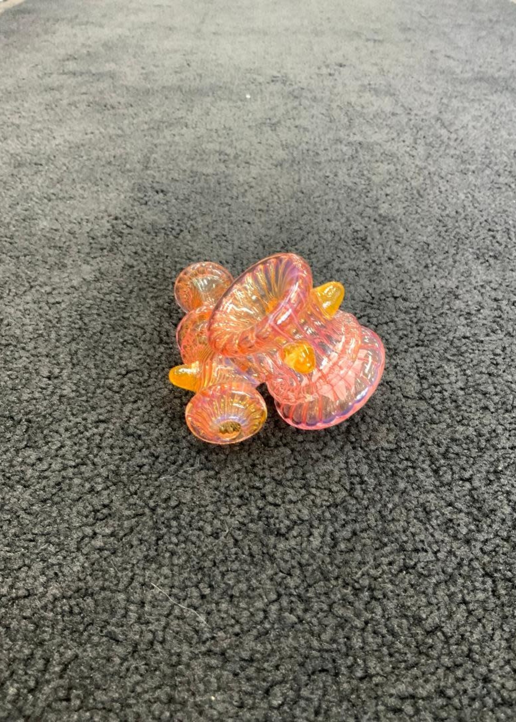 Kevin Beecher Kevin Beecher Pink/gold fumed sidecar Hand Pipe