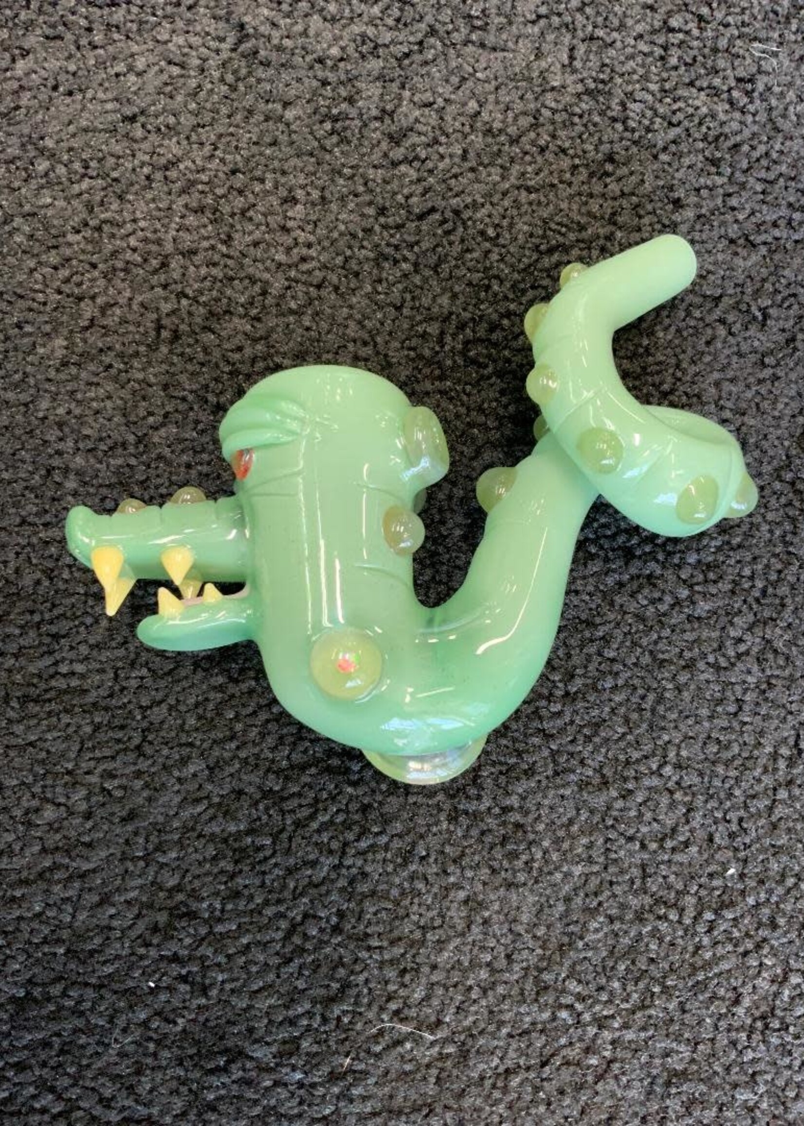 Aaron U Glass Aaron U Glass Green and Pink CFL Gator Lock