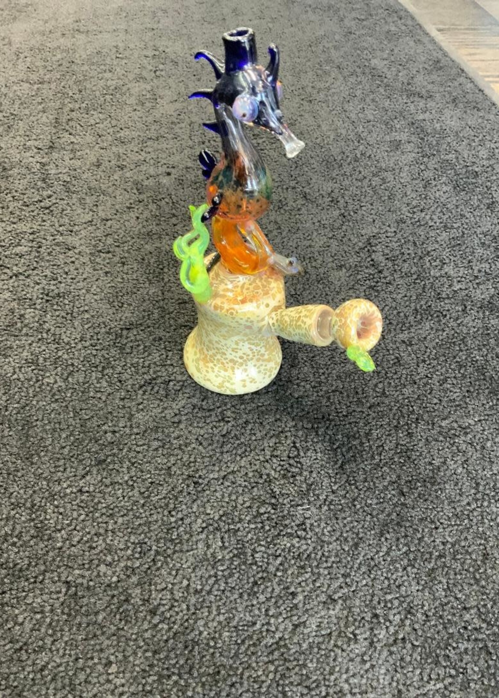Arehart Glass Arehart Glass Seahorse and Stingray Waterpipe
