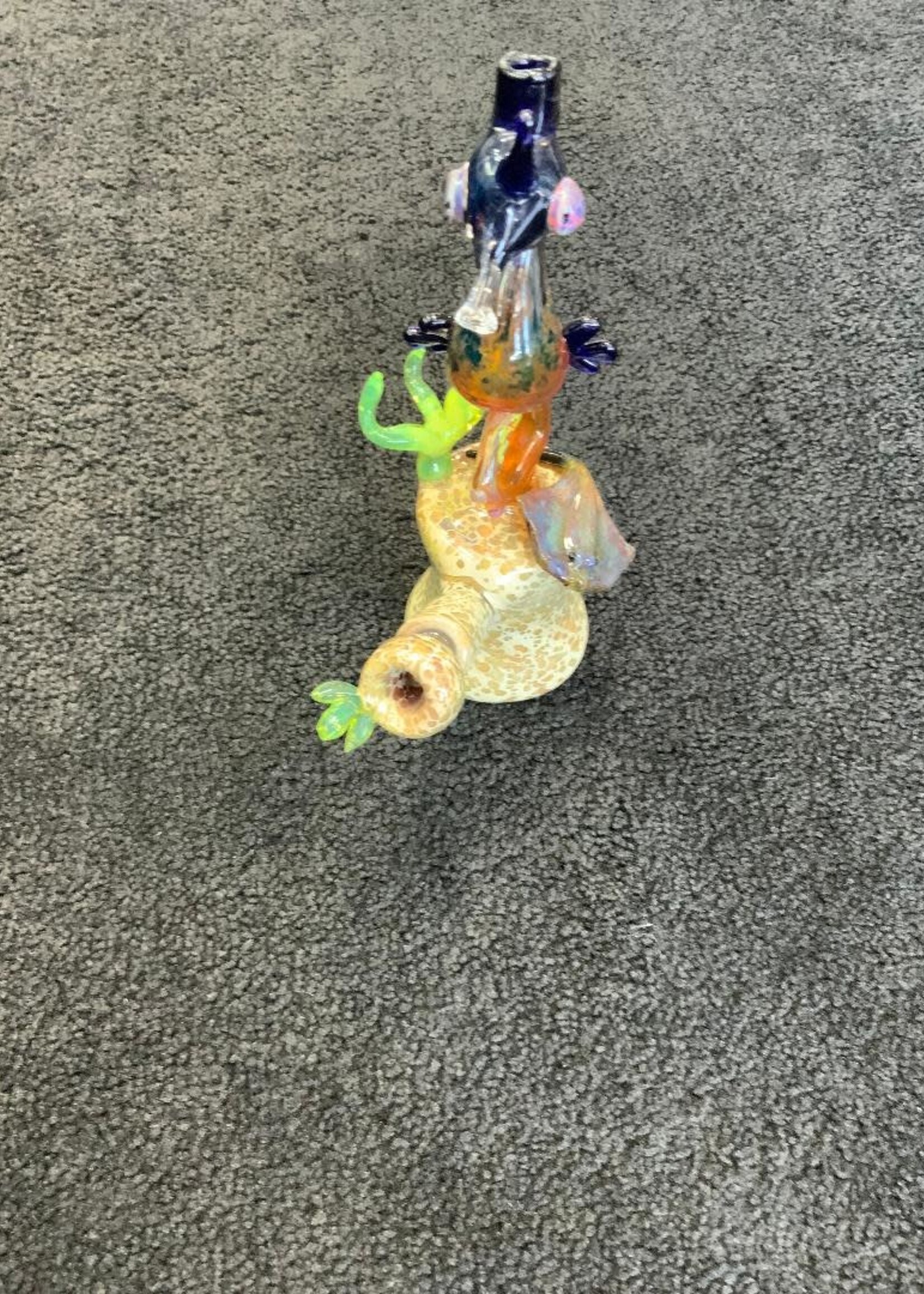 Arehart Glass Arehart Glass Seahorse and Stingray Waterpipe