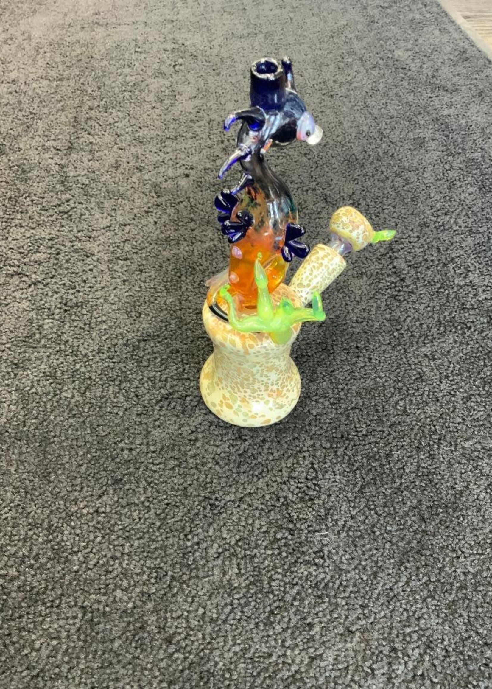 Arehart Glass Arehart Glass Seahorse and Stingray Waterpipe