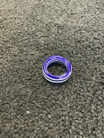 Kevin Beecher Kevin Beecher Blue and White Glass Ring