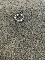 Kevin Beecher Kevin Beecher Black and White Glass Ring