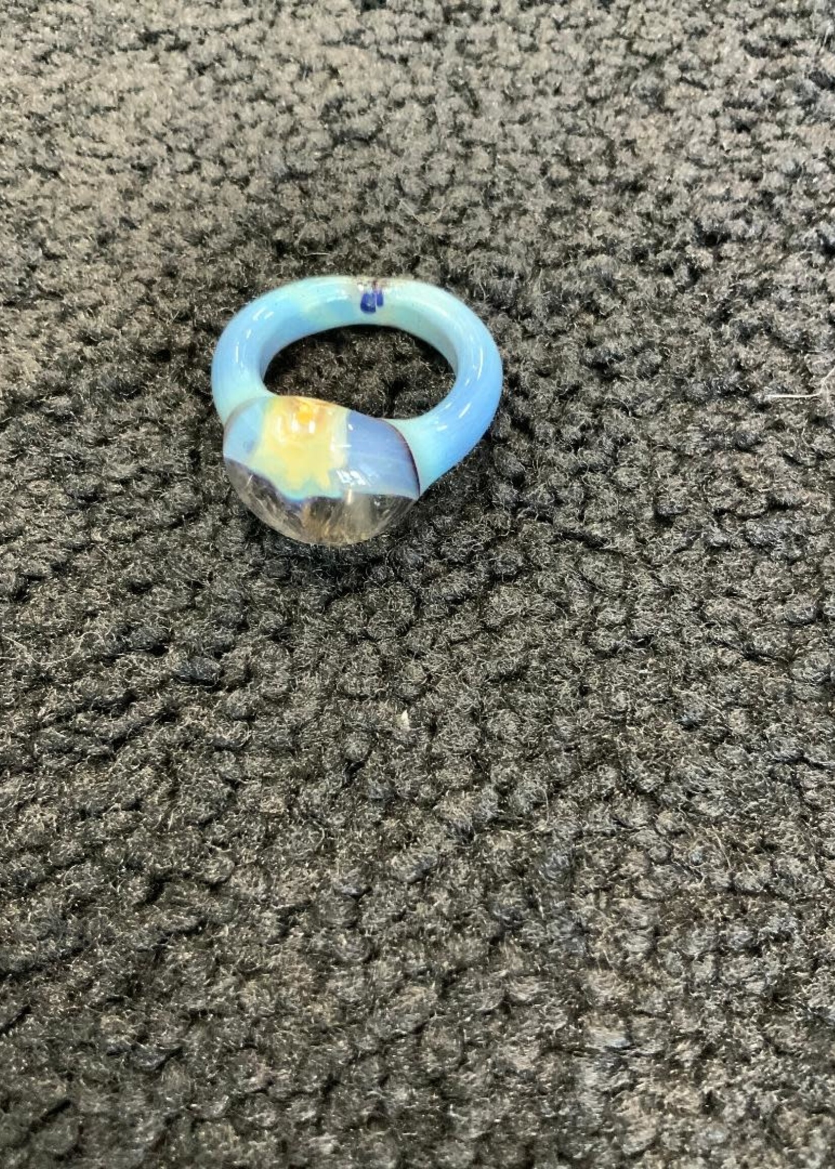 Kevin Beecher Kevin Beecher Light Blue Glass Ring