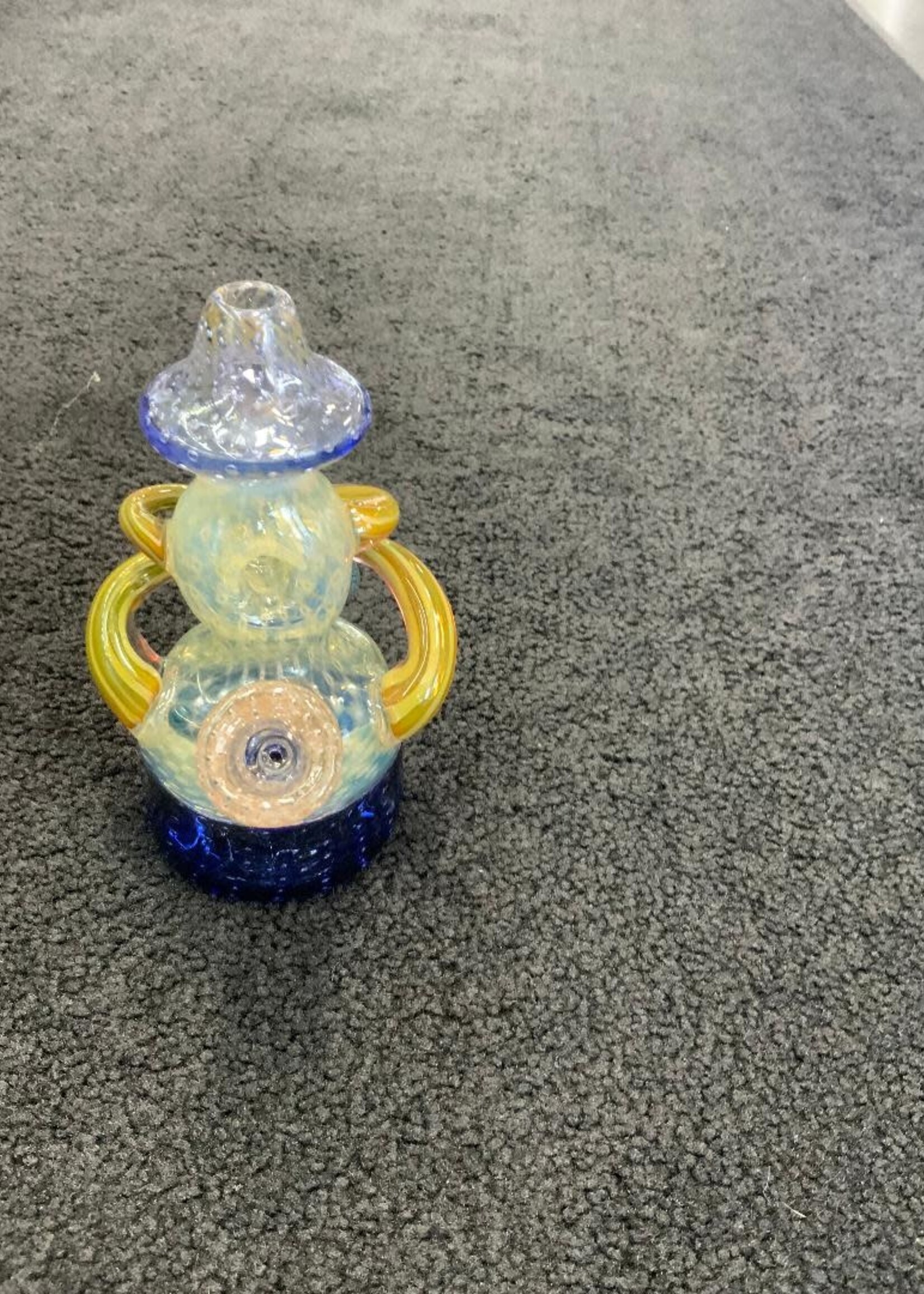 Kevin Beecher Kevin Beecher Fumed Horned Bubble Trap Waterpipe