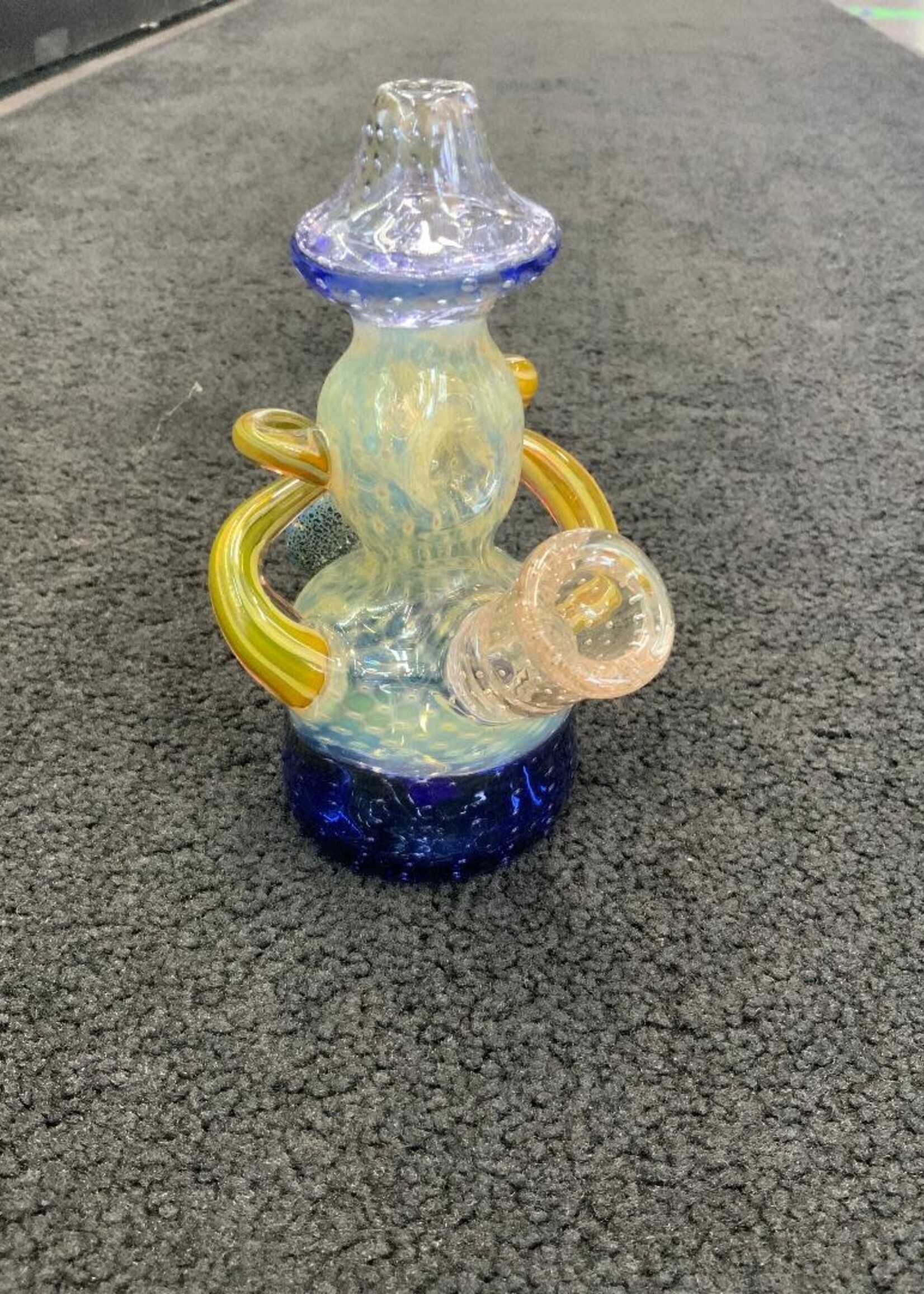 Kevin Beecher Kevin Beecher Fumed Horned Bubble Trap Waterpipe