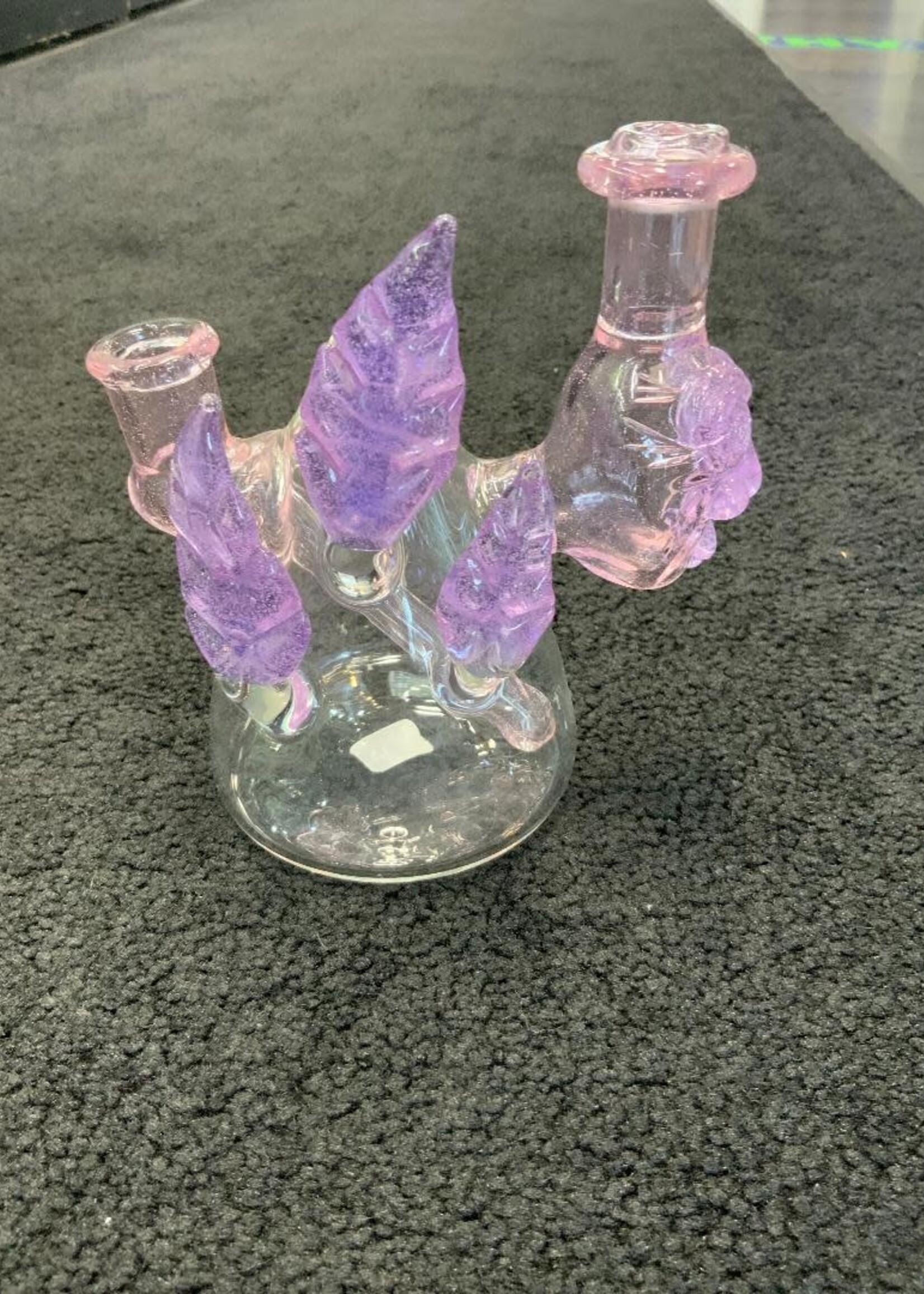 Josh Mazet Josh Mazet Glass Pink/Purple Seeker Mini Rig