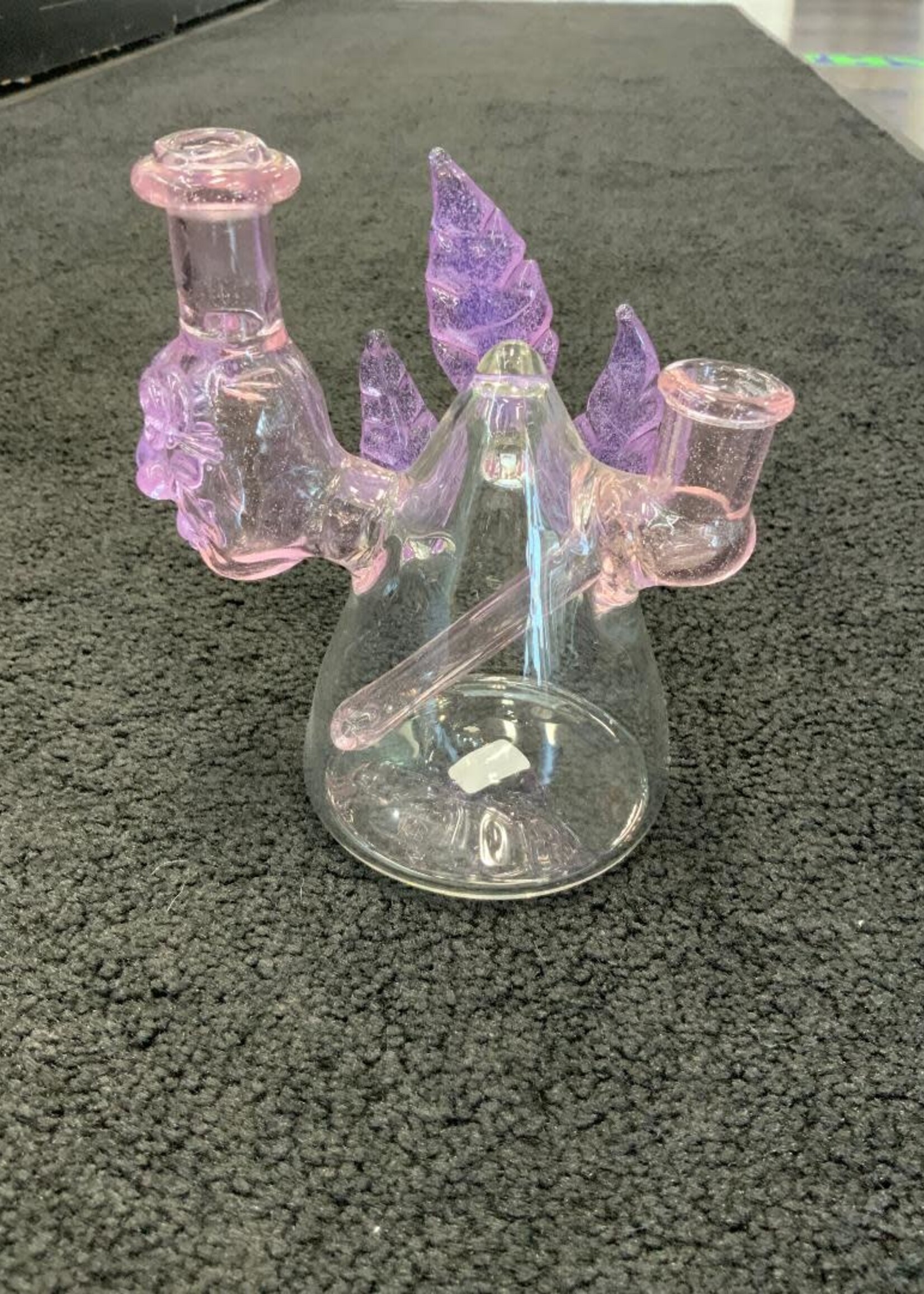 Josh Mazet Josh Mazet Glass Pink/Purple Seeker Mini Rig