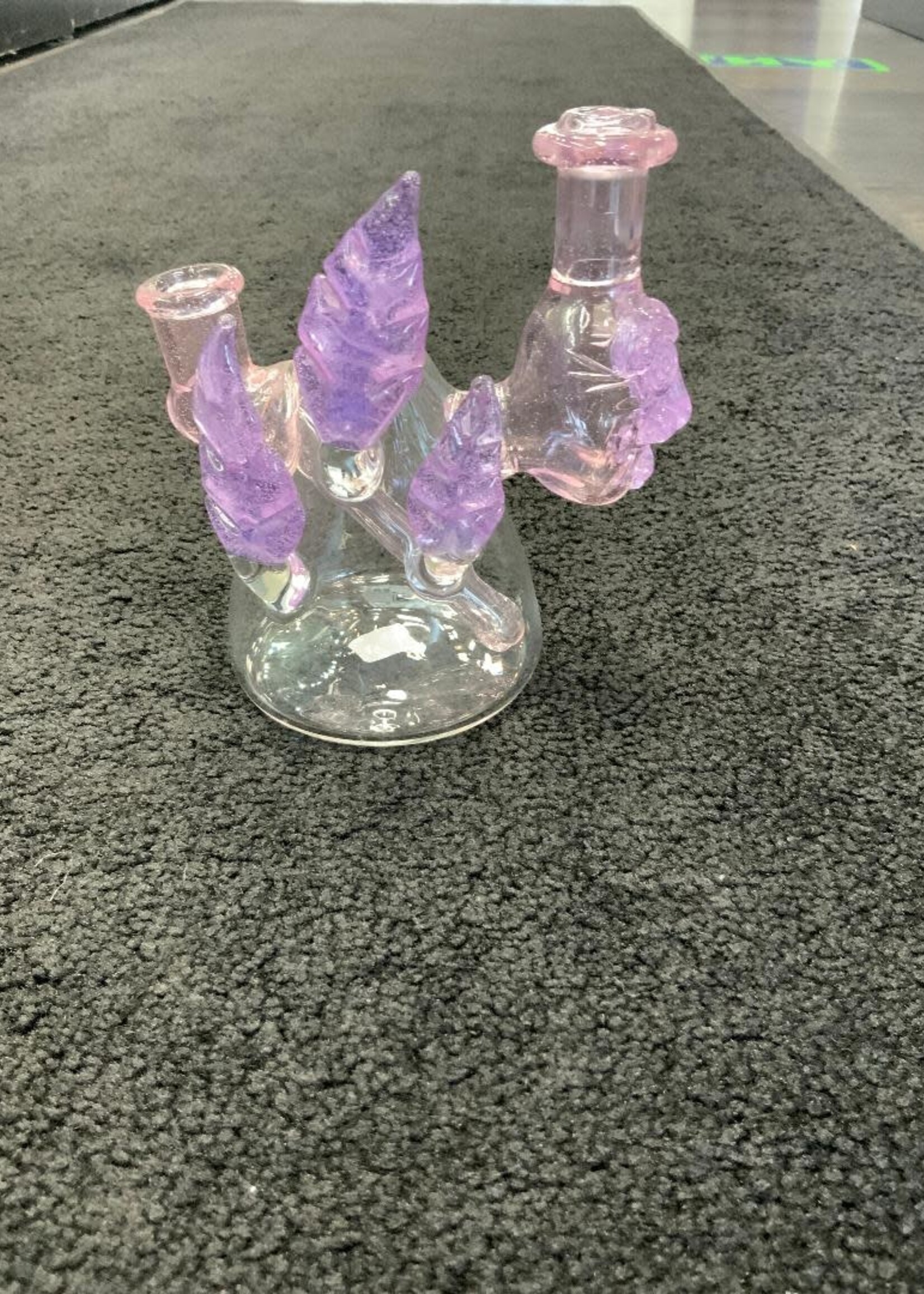 Josh Mazet Josh Mazet Glass Pink/Purple Seeker Mini Rig