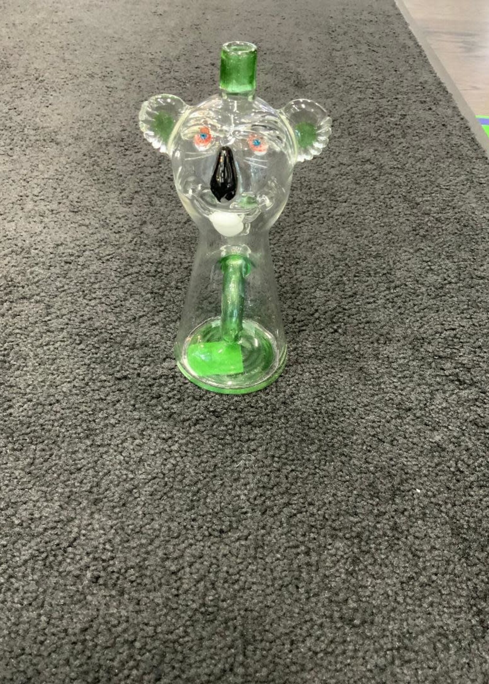 Aaron U Glass Aaron U Glass Green Stardust Mini Koala Waterpipe
