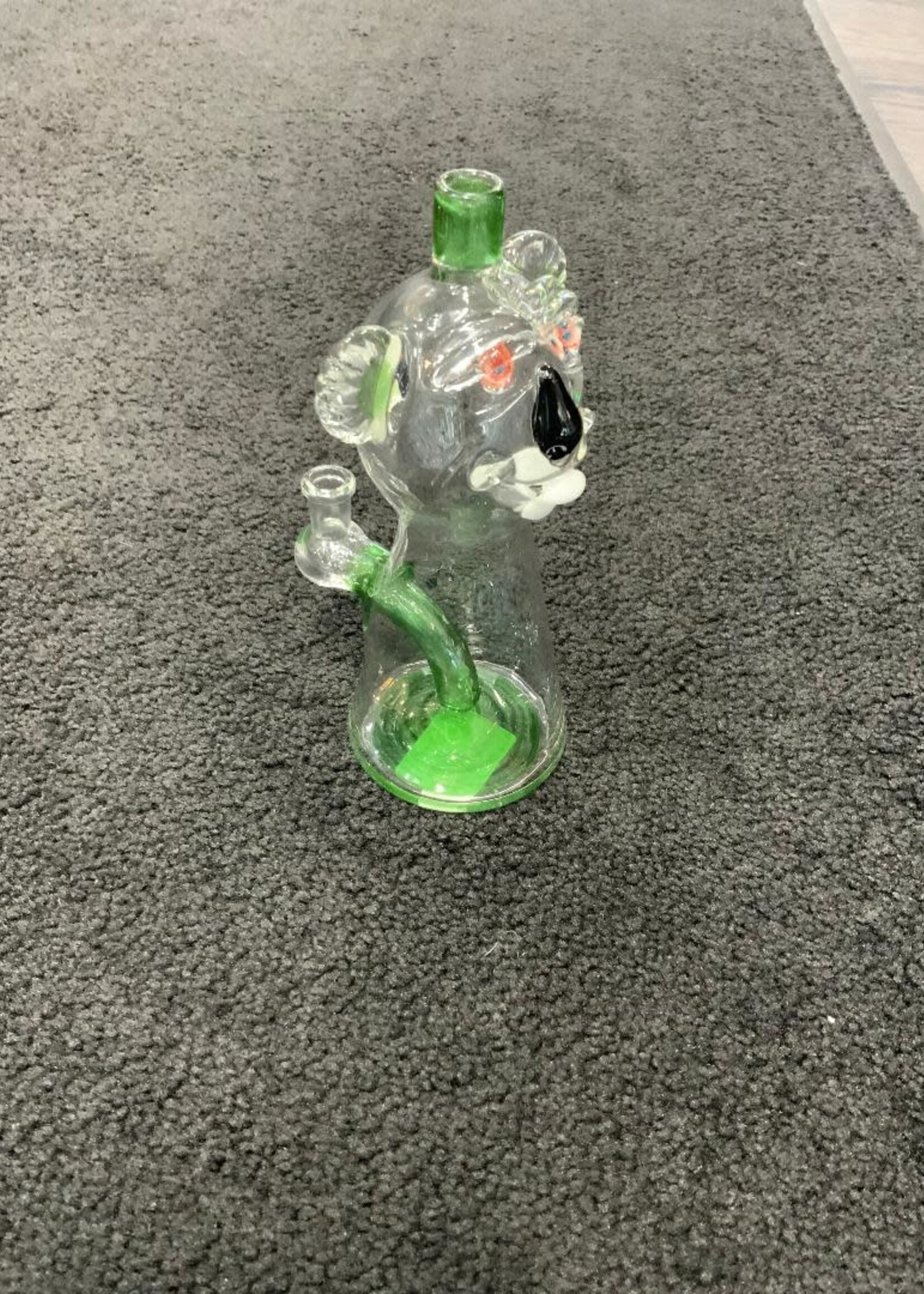 Aaron U Glass Aaron U Glass Green Stardust Mini Koala Waterpipe