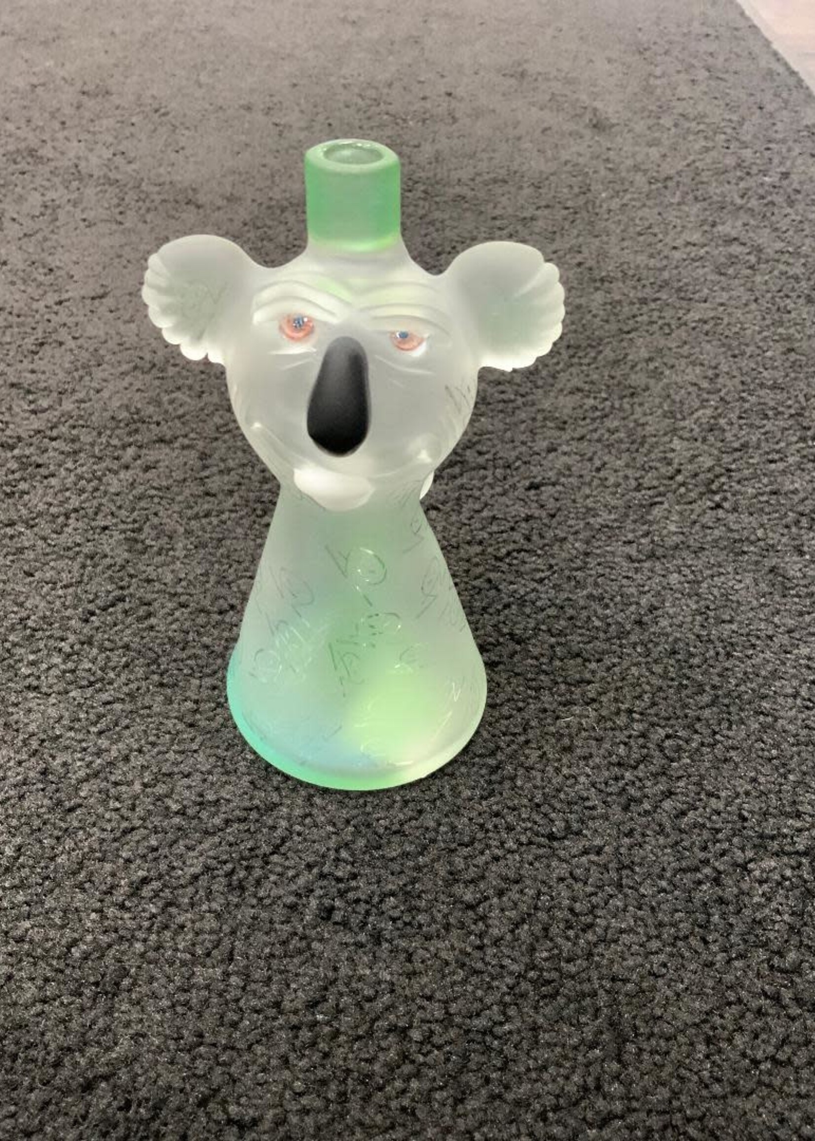 Aaron U Glass Aaron U Glass Sandblasted Koala Jammer Waterpipe