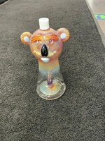 Aaron U Glass Aaron U Glass Large Brown Worked Koala Waterpipe