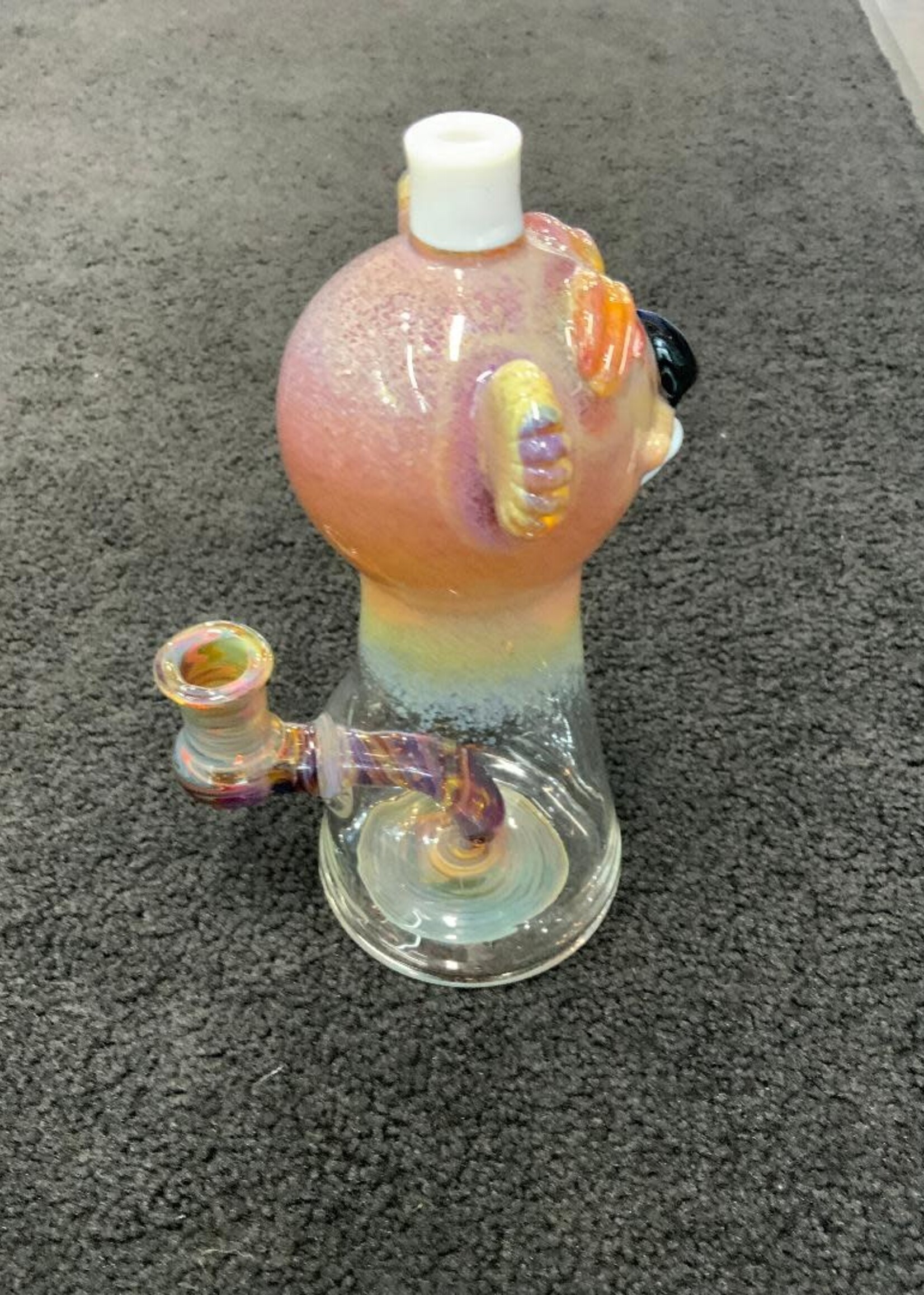 Aaron U Glass Aaron U Glass Large Brown Worked Koala Waterpipe