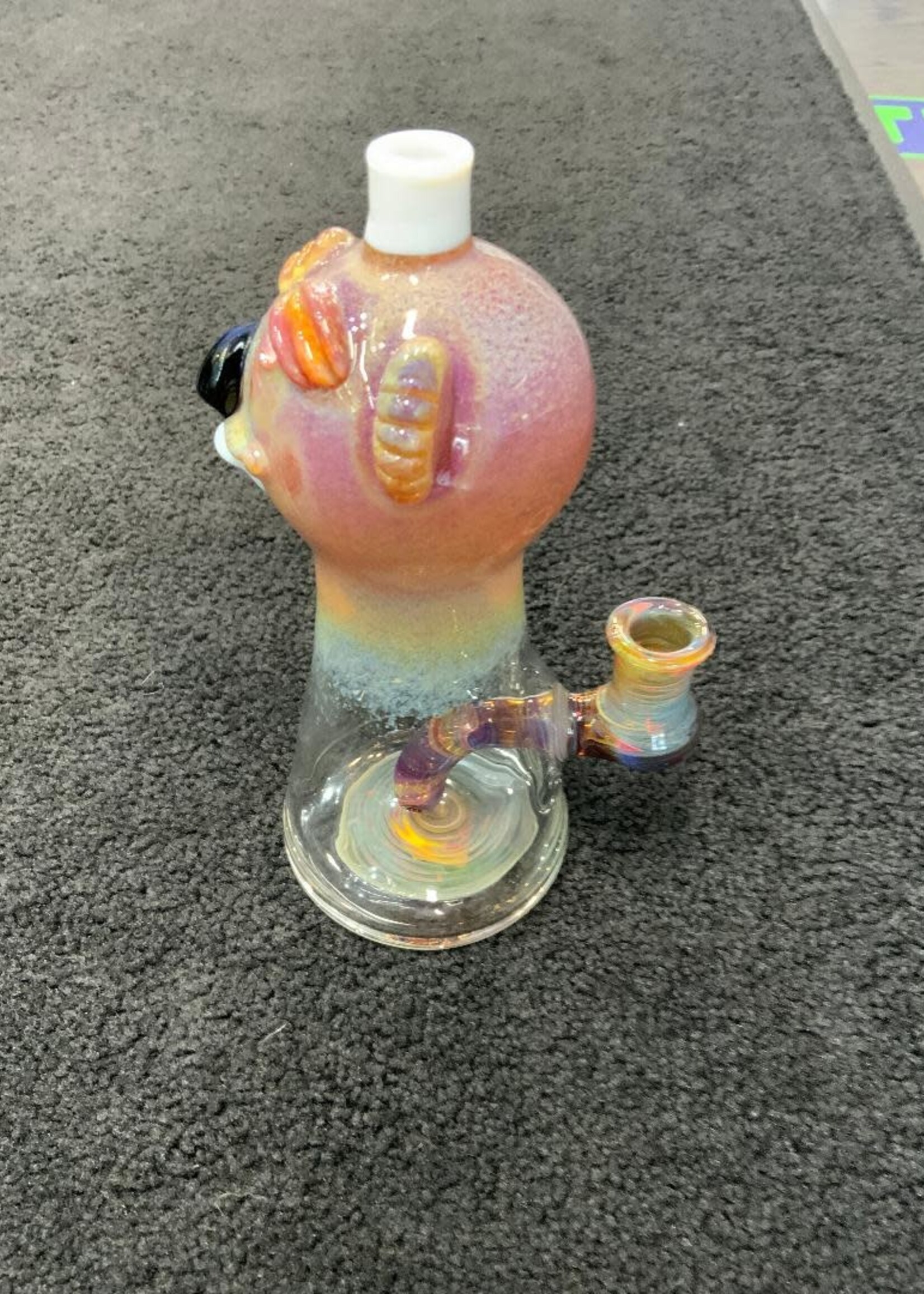 Aaron U Glass Aaron U Glass Large Brown Worked Koala Waterpipe