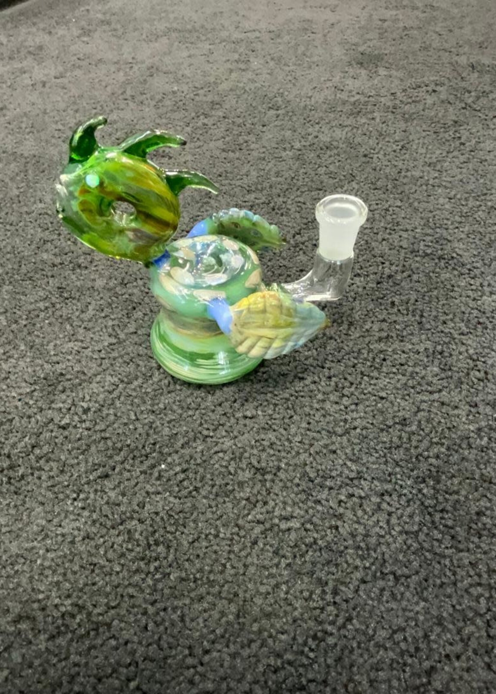 Aaron U Glass Aaron Glass Mini Opal Eye Animal Waterpipe