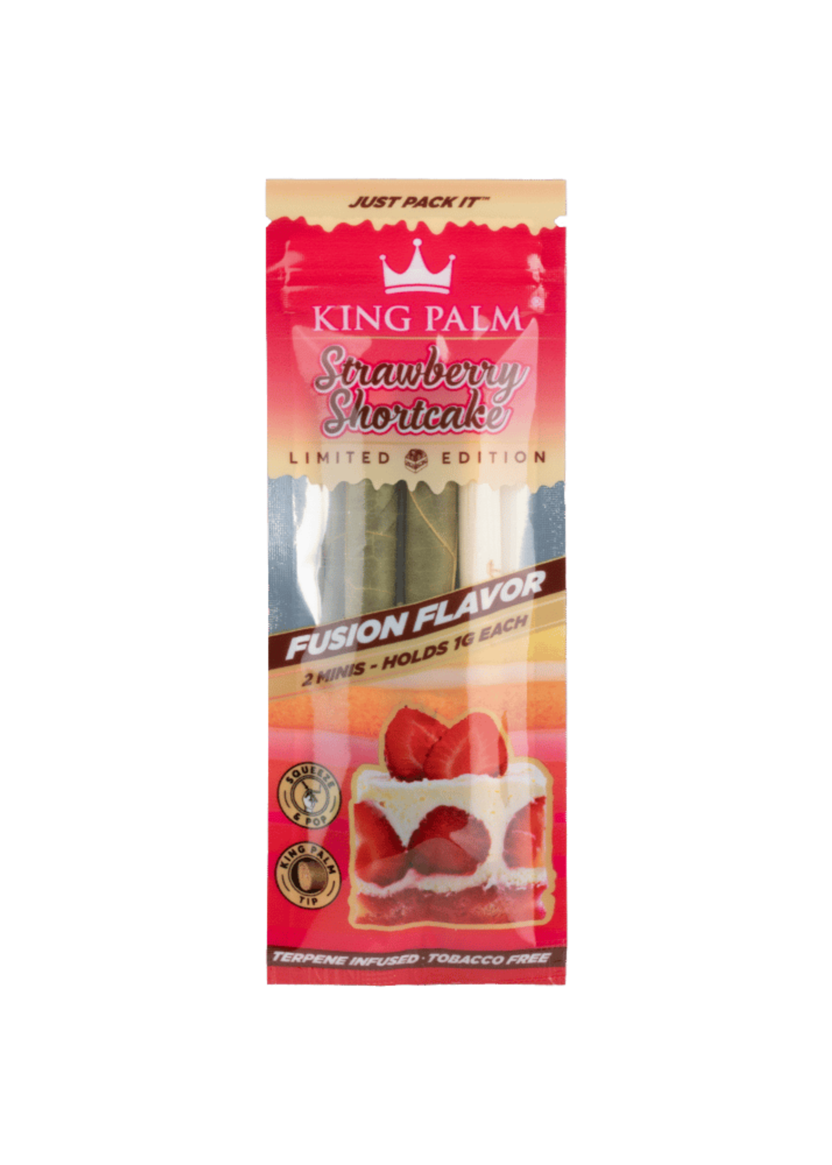 King Palm King Palm 2 Minis 1 Gram Strawberry Shortcake