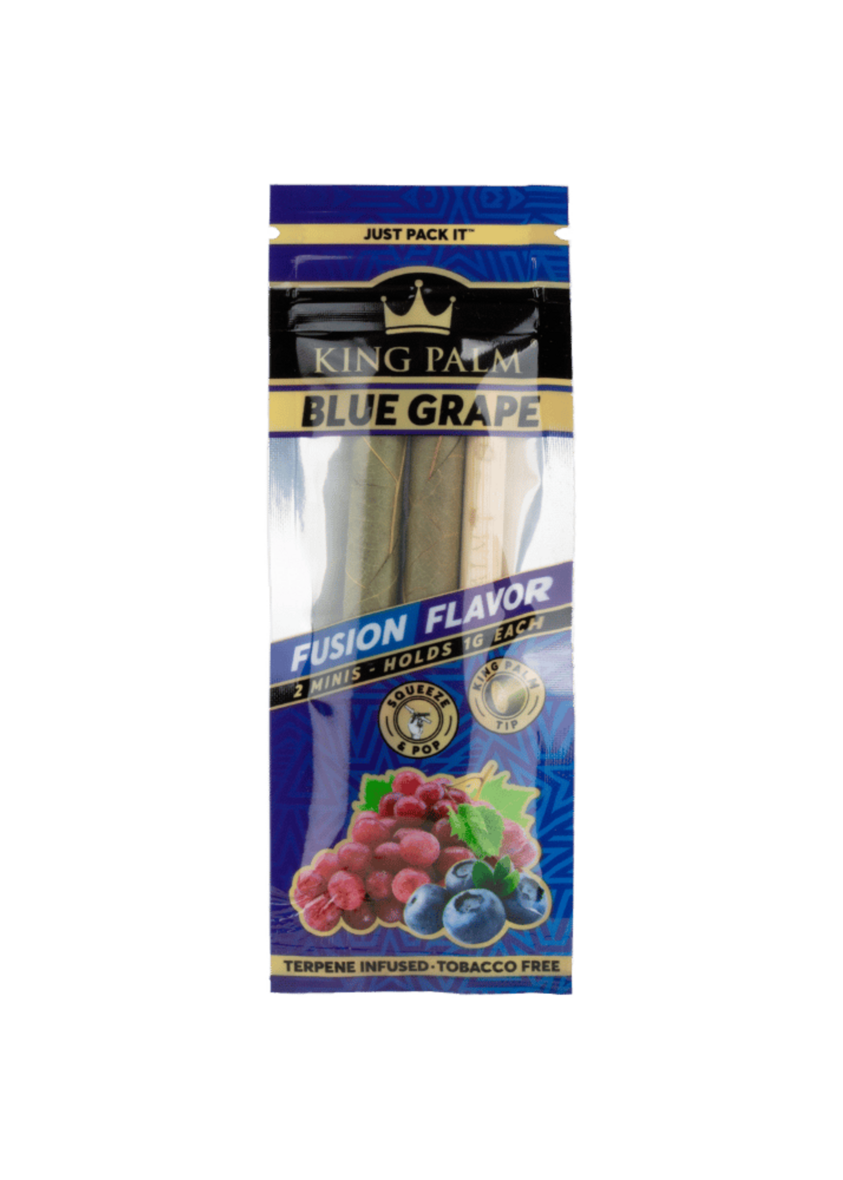 King Palm King Palm 2 Minis 1 Gram Blue Grape