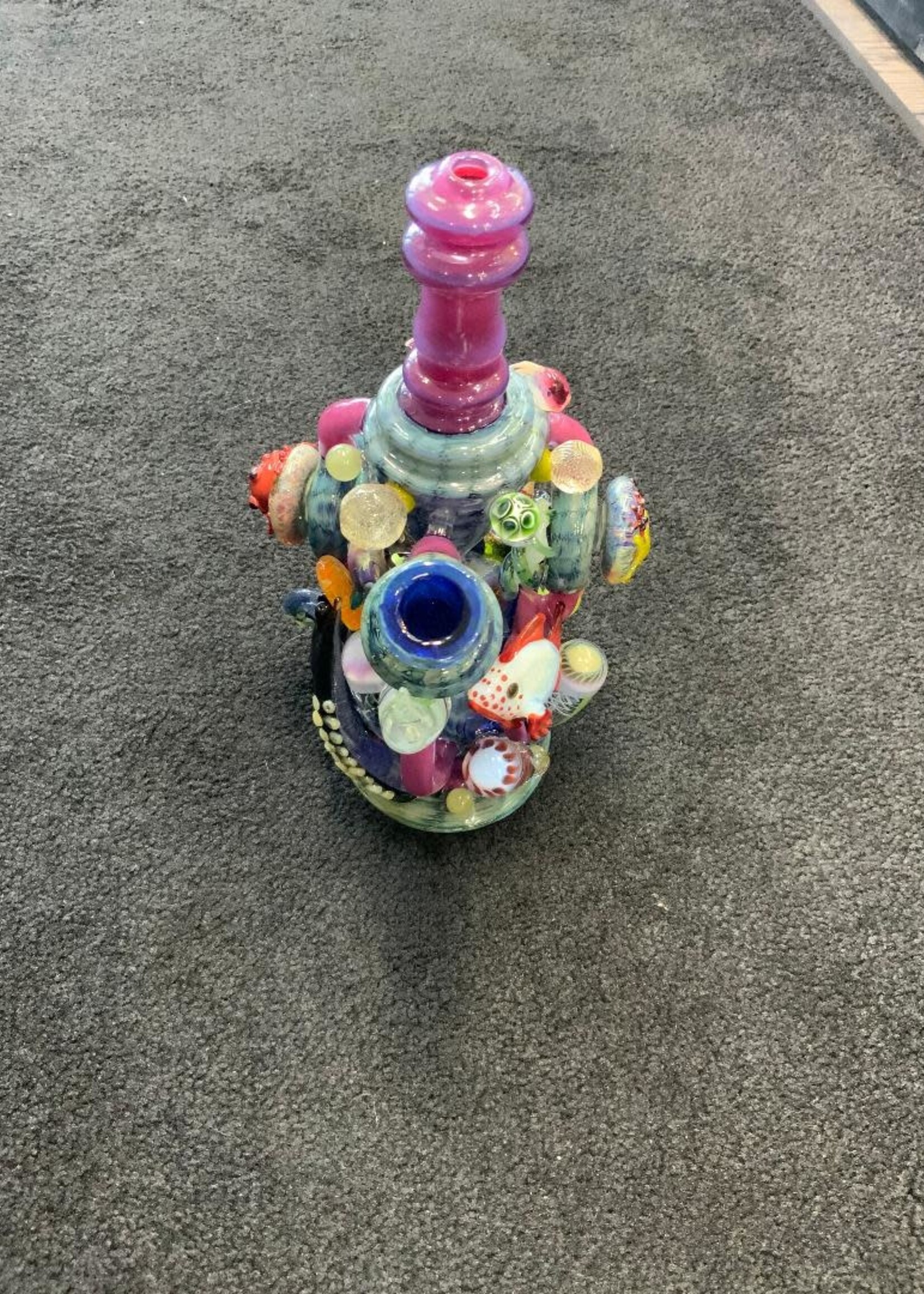 Kevin Beecher Kevin Beecher Collaboration Under The Sea XL UV Recycler Waterpipe W/Carb Cap