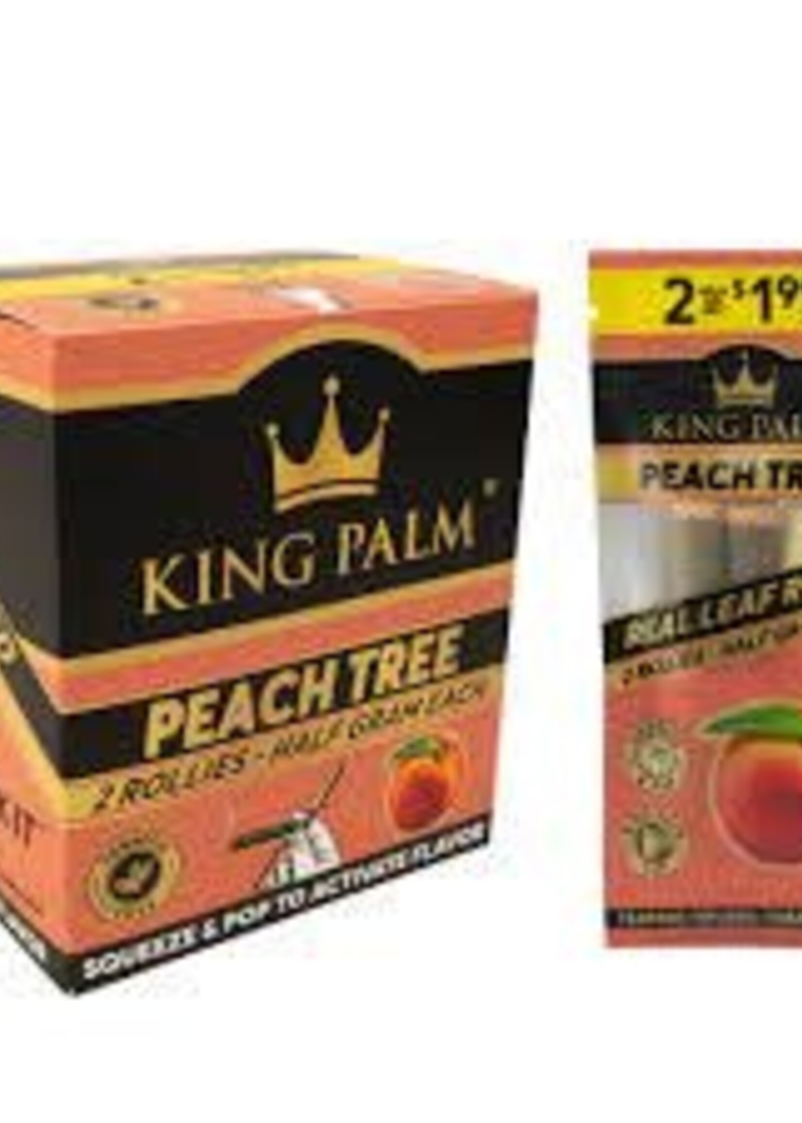 King Palm King Palm 2pk Rollies .5 grams Peach Tree