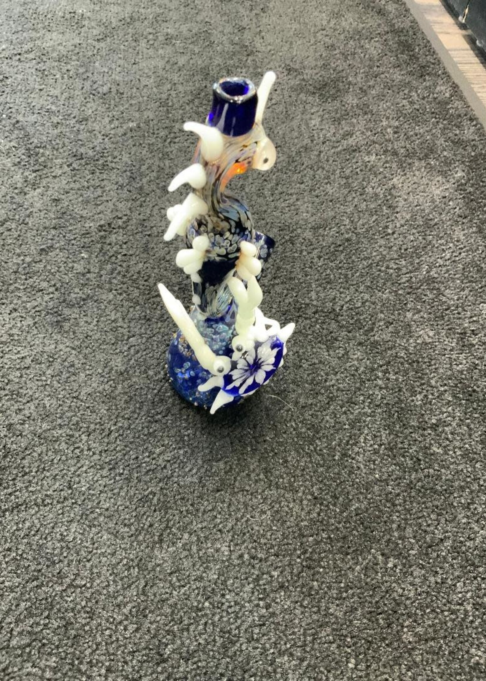 Arehart Glass Arehart Glass Glow Crab & Seahorse Waterpipe