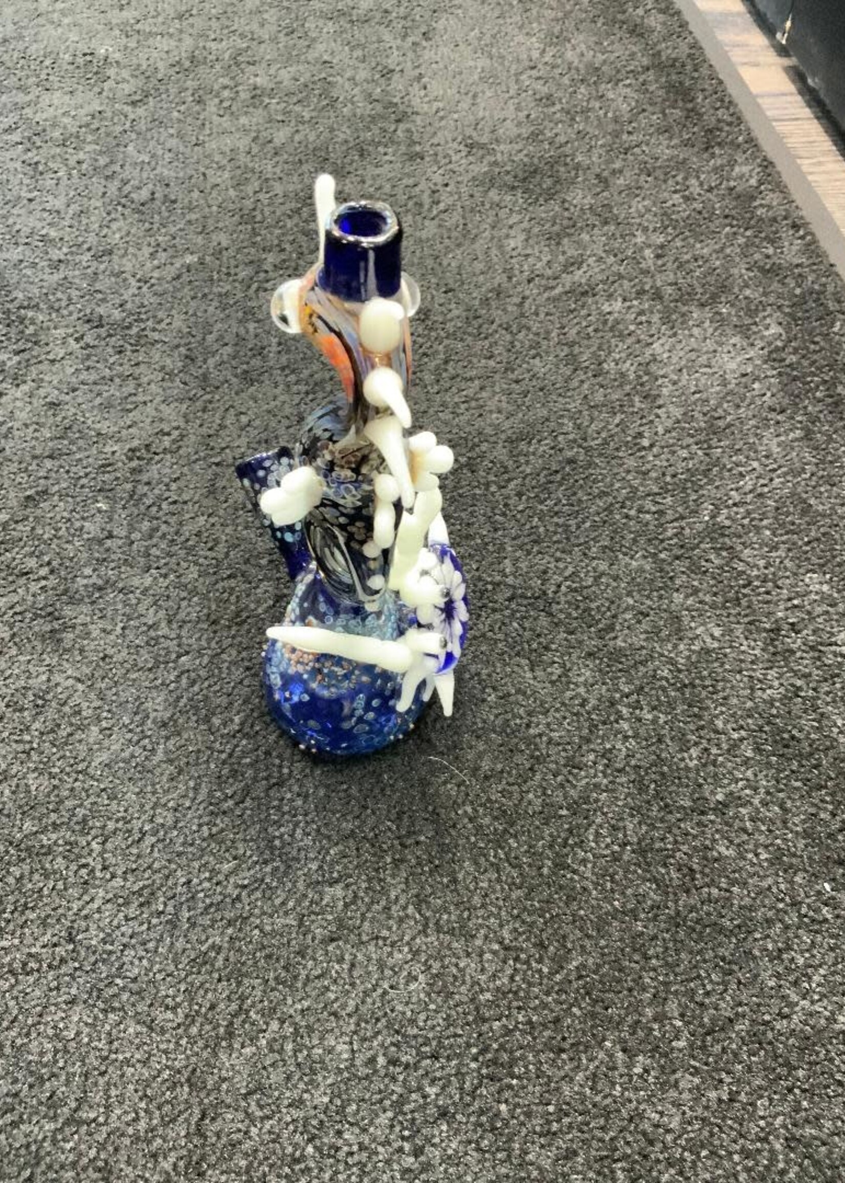 Arehart Glass Arehart Glass Glow Crab & Seahorse Waterpipe