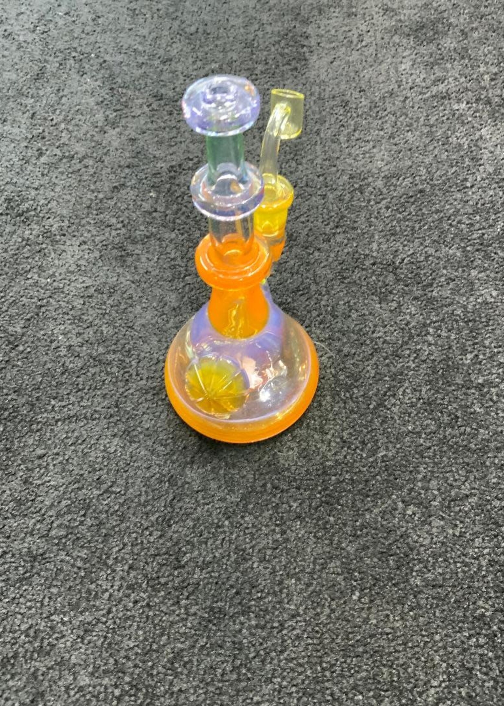 Griffin Glass Griffin Glass Orange Color Fade UV Waterpipe
