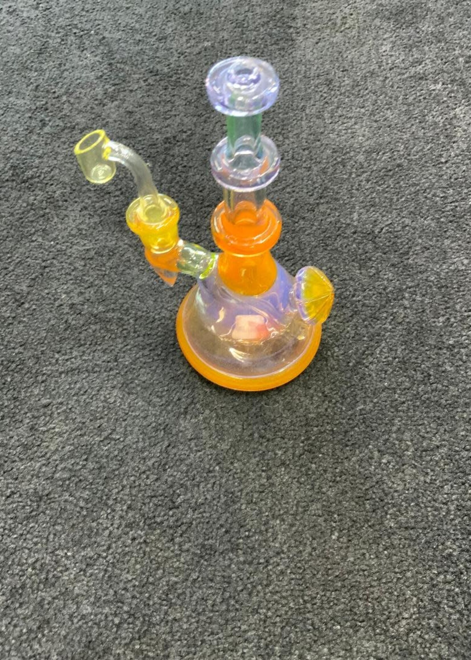 Griffin Glass Griffin Glass Orange Color Fade UV Waterpipe