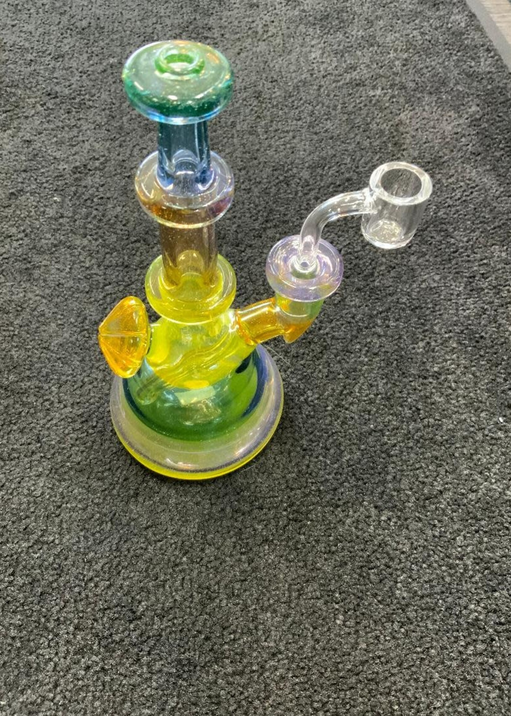 Griffin Glass Griffin Glass Green Color Fade UV Waterpipe