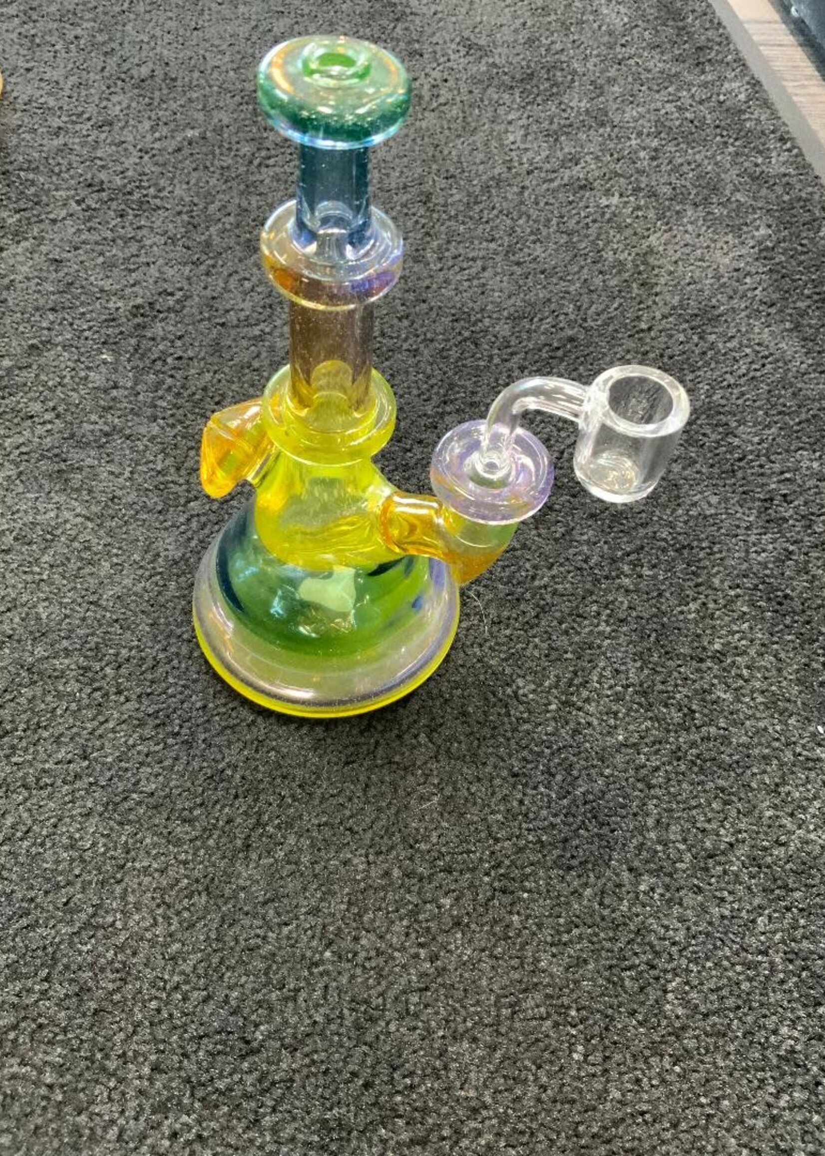Griffin Glass Griffin Glass Green Color Fade UV Waterpipe