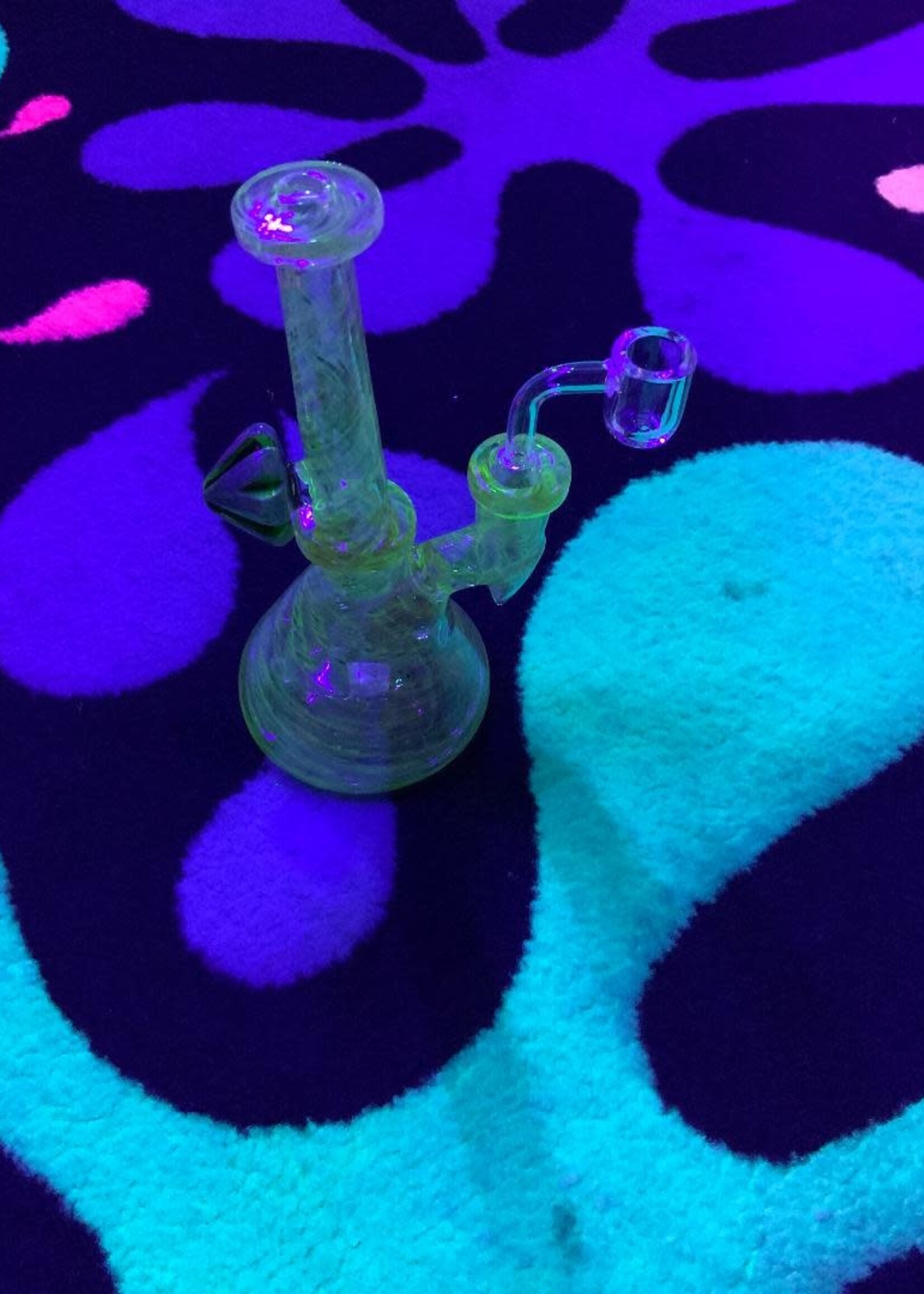 Griffin Glass Griffin Glass Wrap & Rake UV Waterpipe Assorted