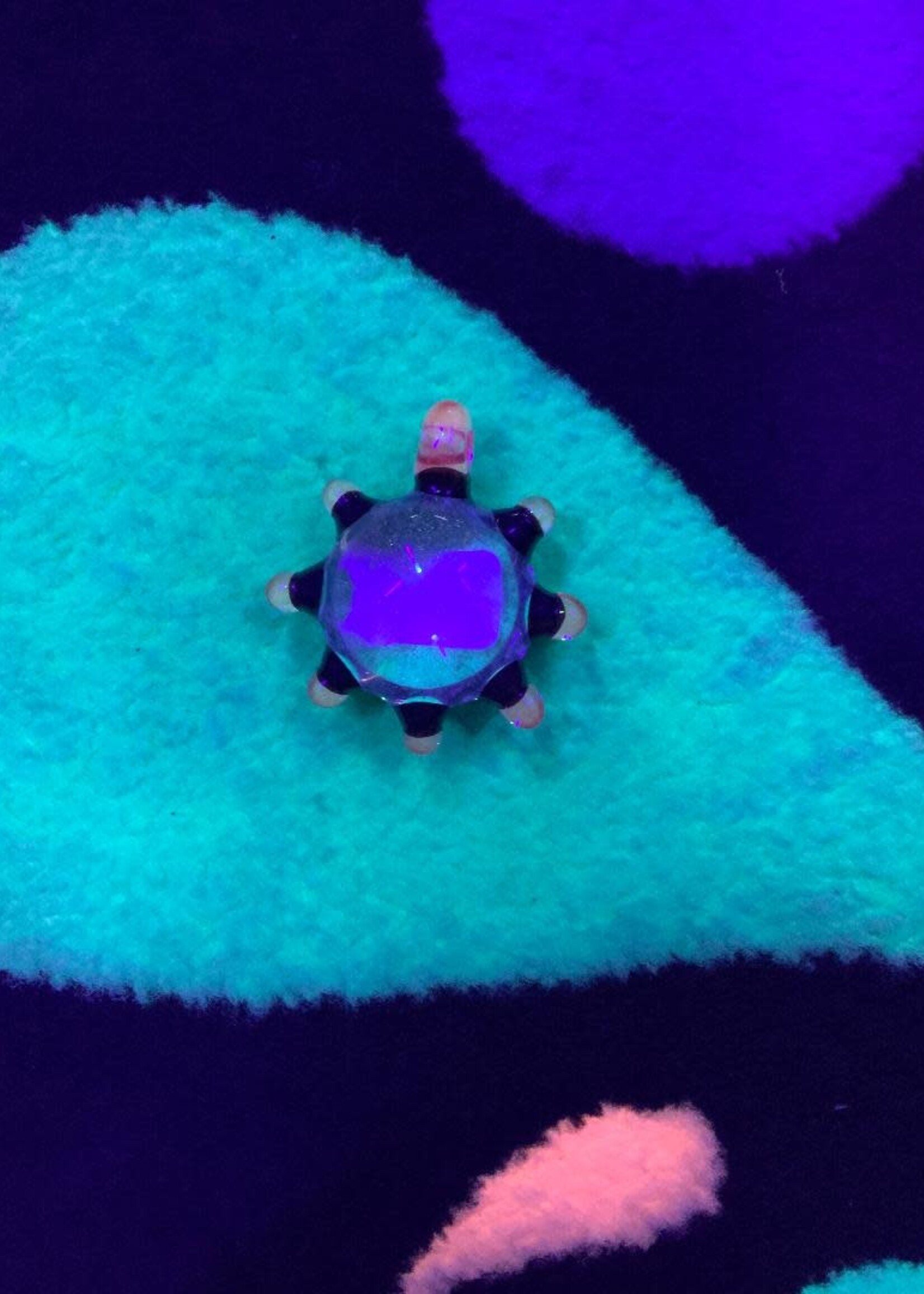 Kevin Beecher Kevin Beeher UV Pink Dichro Octagram Pendant