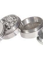 EZ Grind EZ Grind 50mm 4 pc Silver Grinder