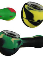Silicone Hand Pipe 3" Colors Vary