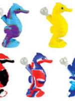 Sea Horse Silicone Waterpipe - 6" | Colors Vary