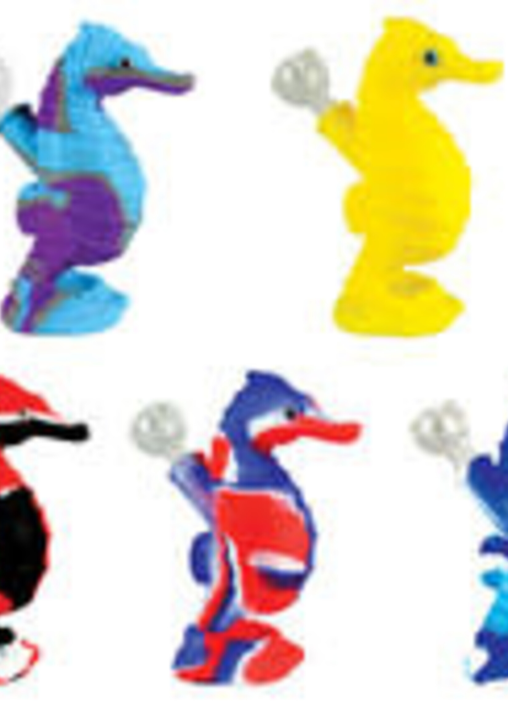 Sea Horse Silicone Waterpipe - 6" | Colors Vary