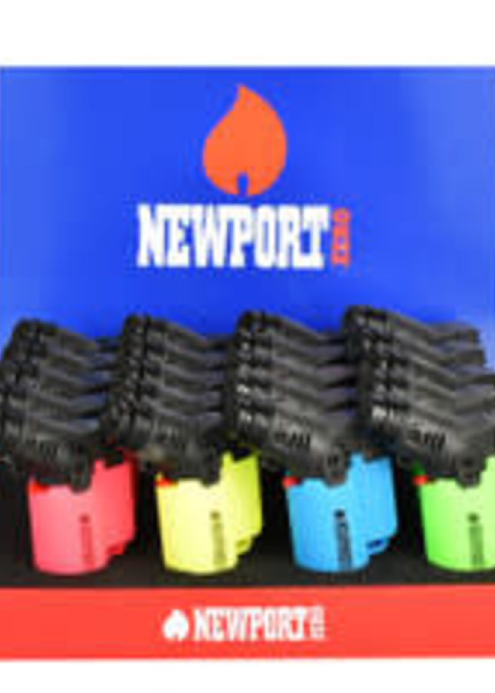 Newport Newport Neon Zero Torch Lighter 2.9" Assorted Colors
